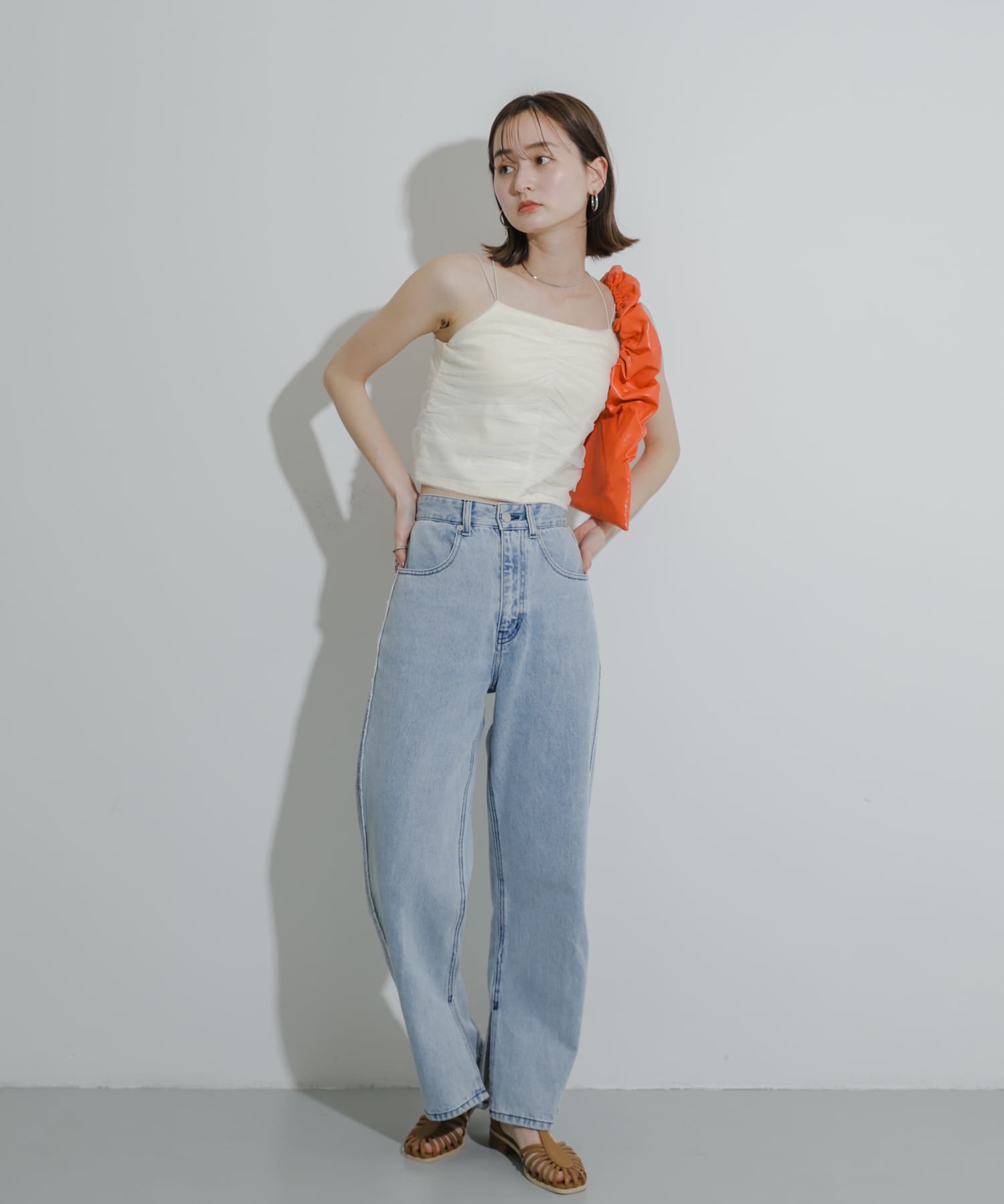身長：169cm サイズ：one