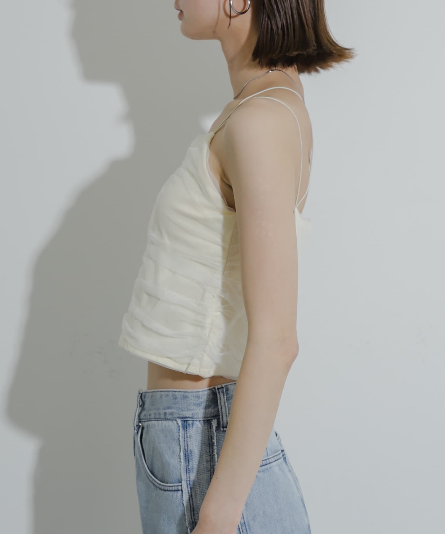 身長：169cm サイズ：one