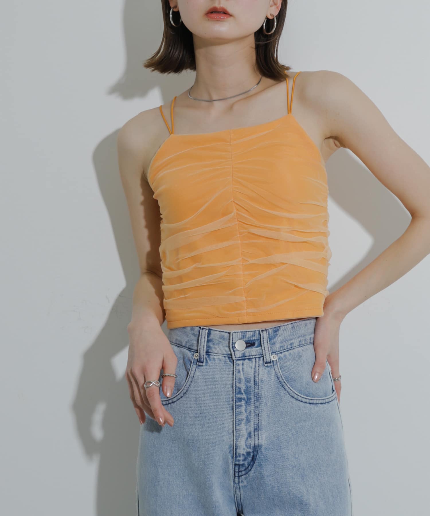 身長：169cm サイズ：one