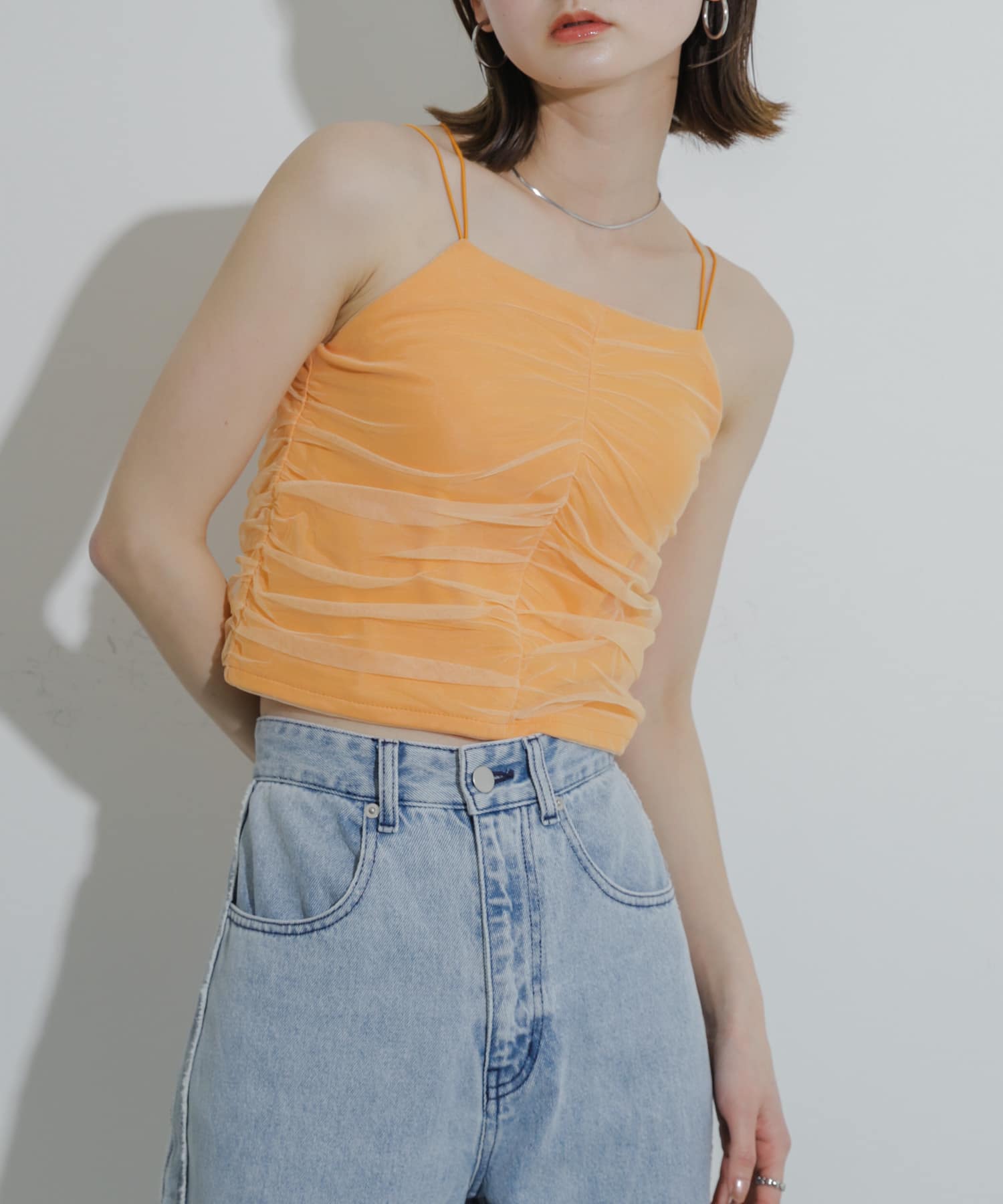 身長：169cm サイズ：one