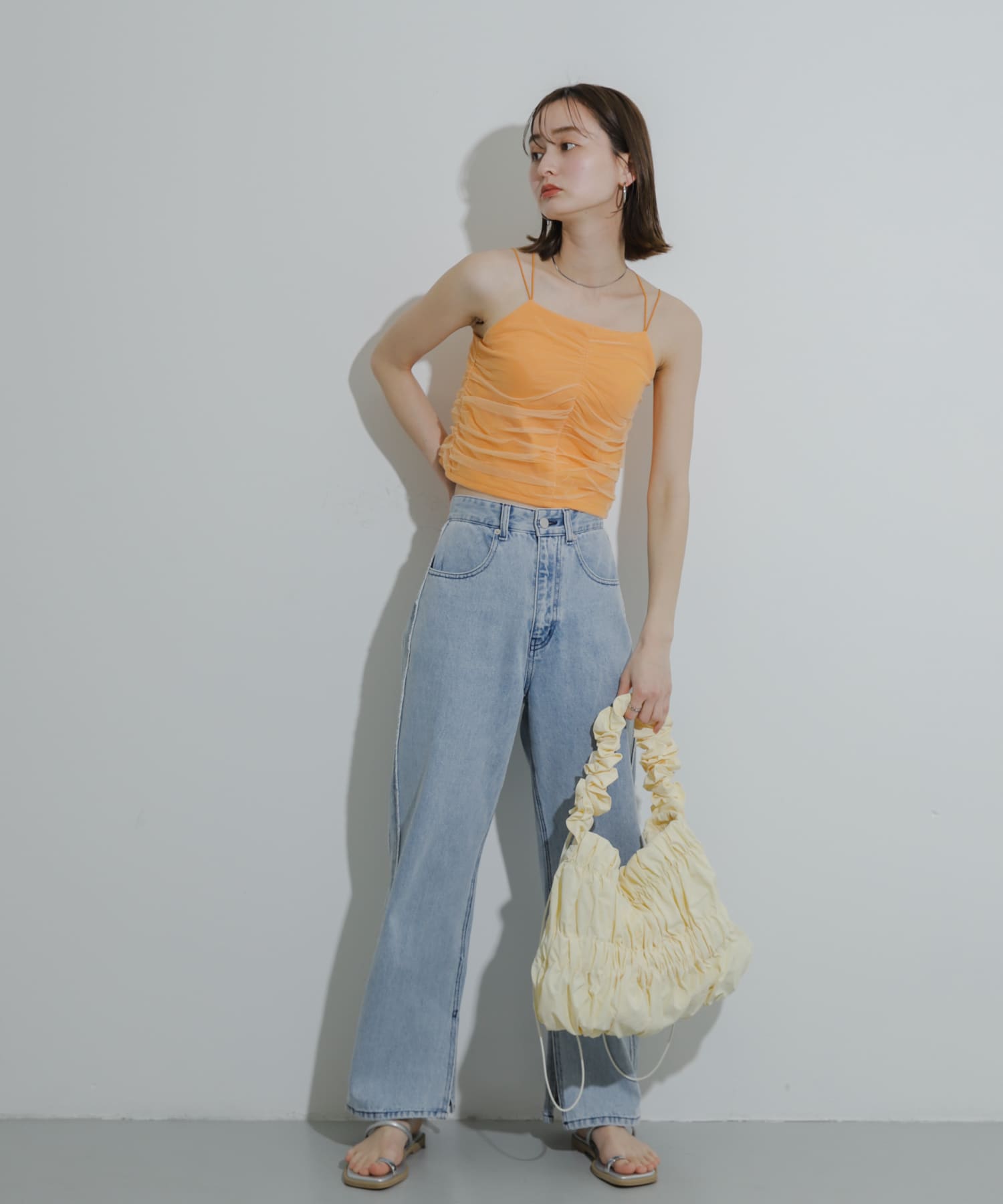 身長：169cm サイズ：one