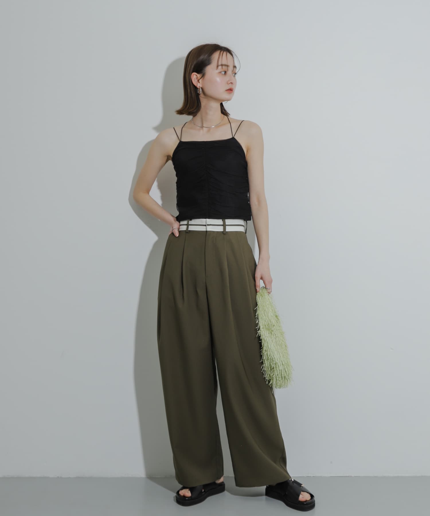 身長：169cm サイズ：one