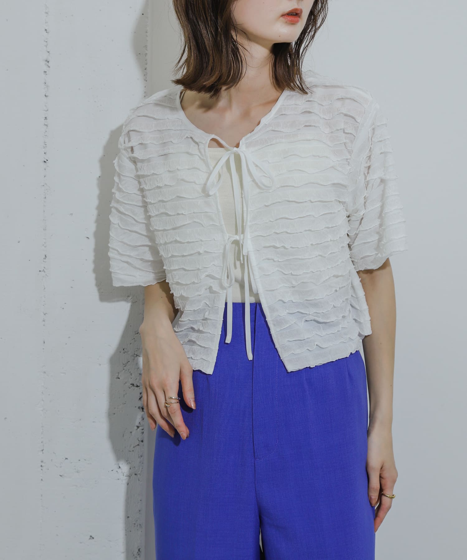身長：169cm サイズ：one