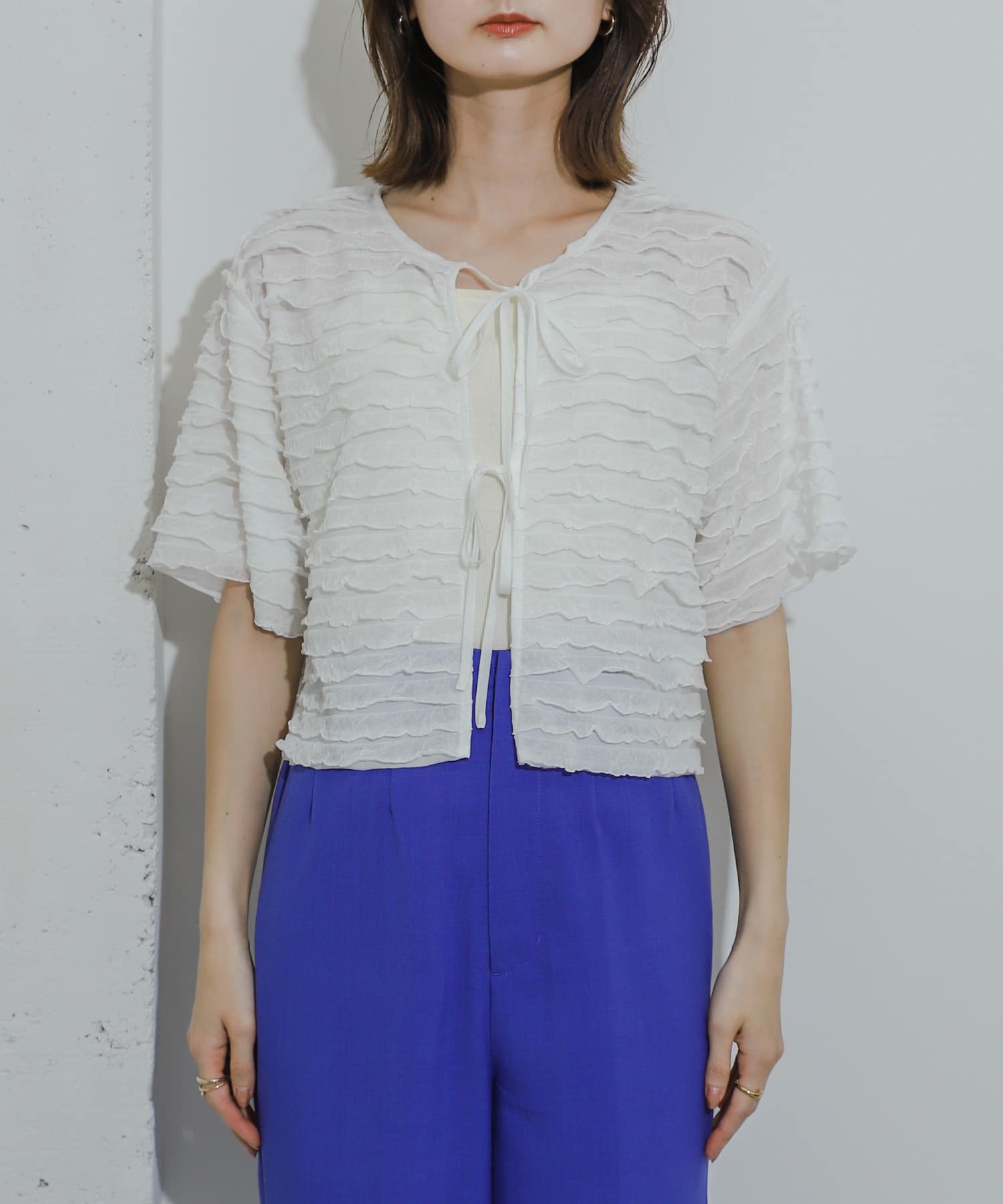 身長：169cm サイズ：one