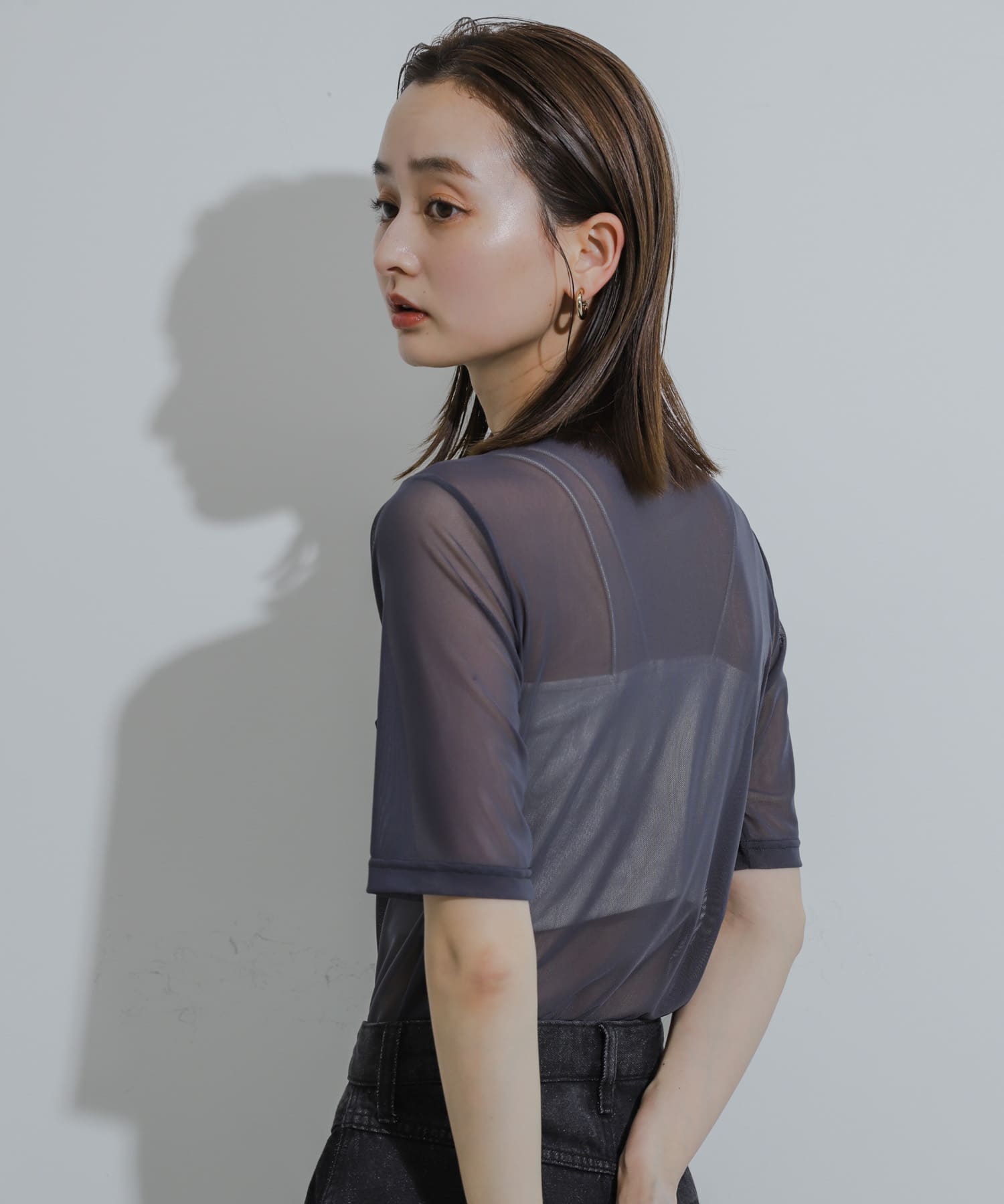身長：169cm サイズ：one