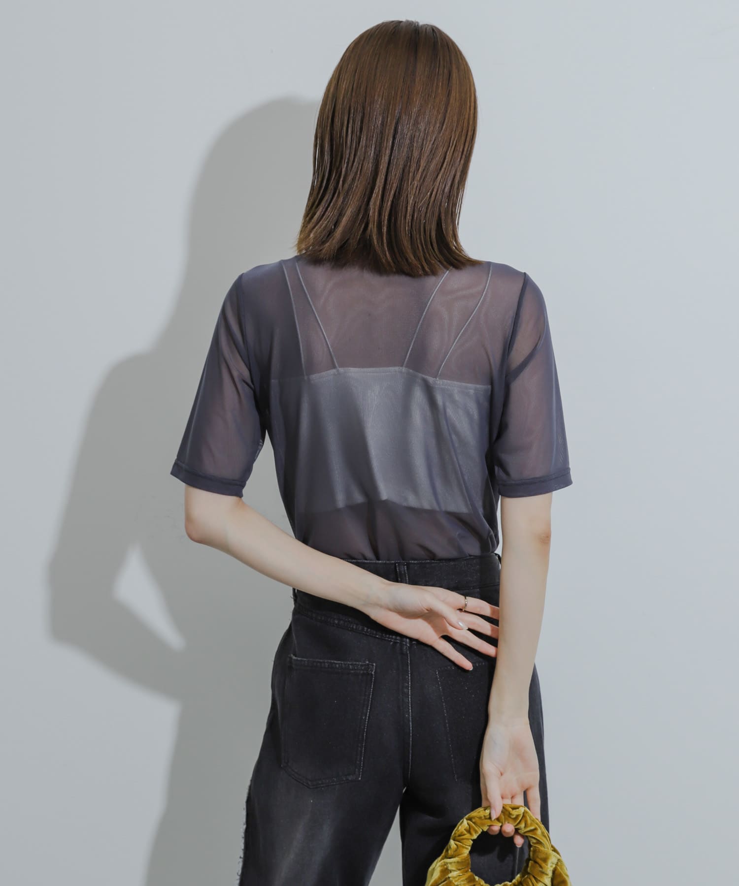 身長：169cm サイズ：one