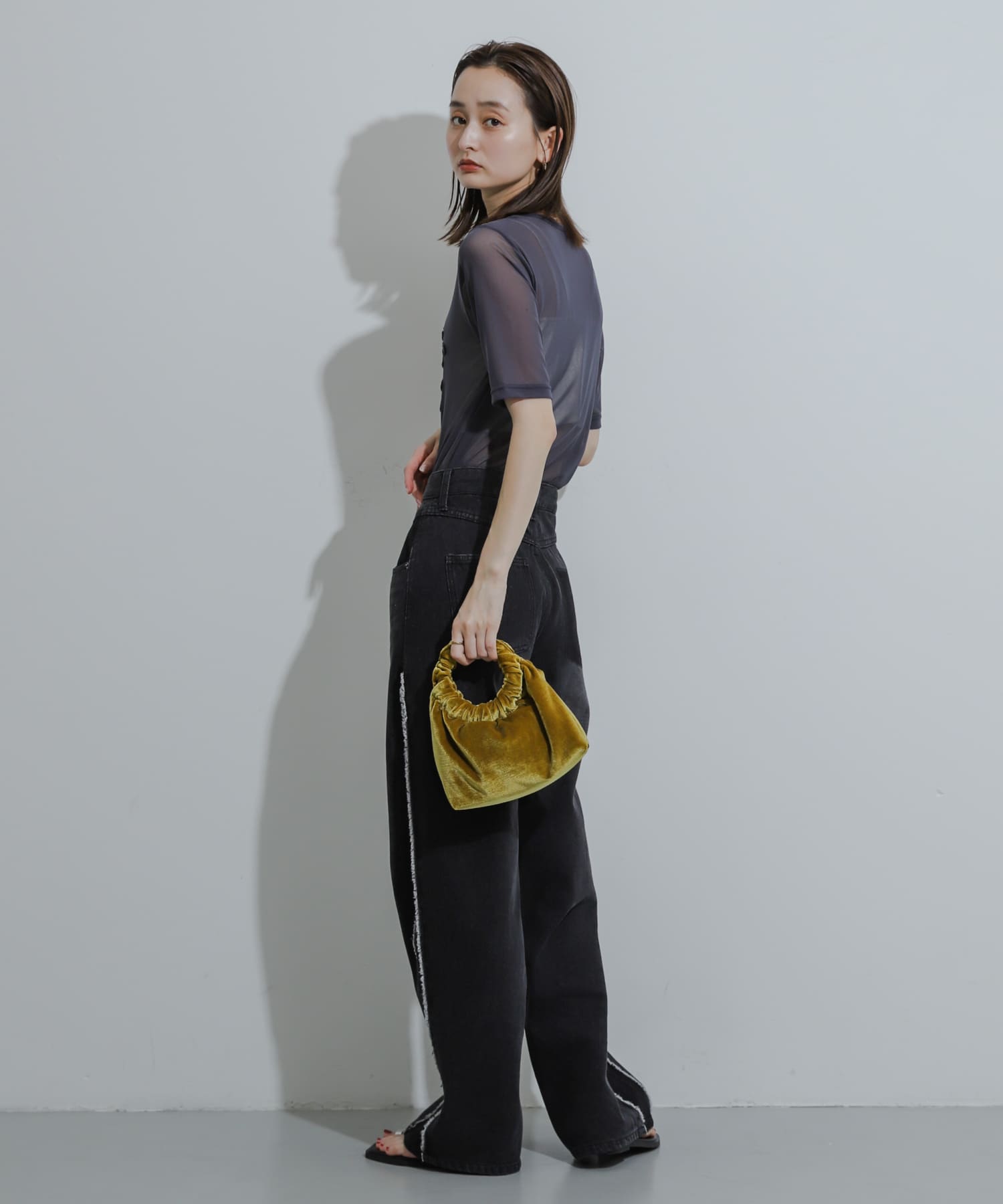 身長：169cm サイズ：one