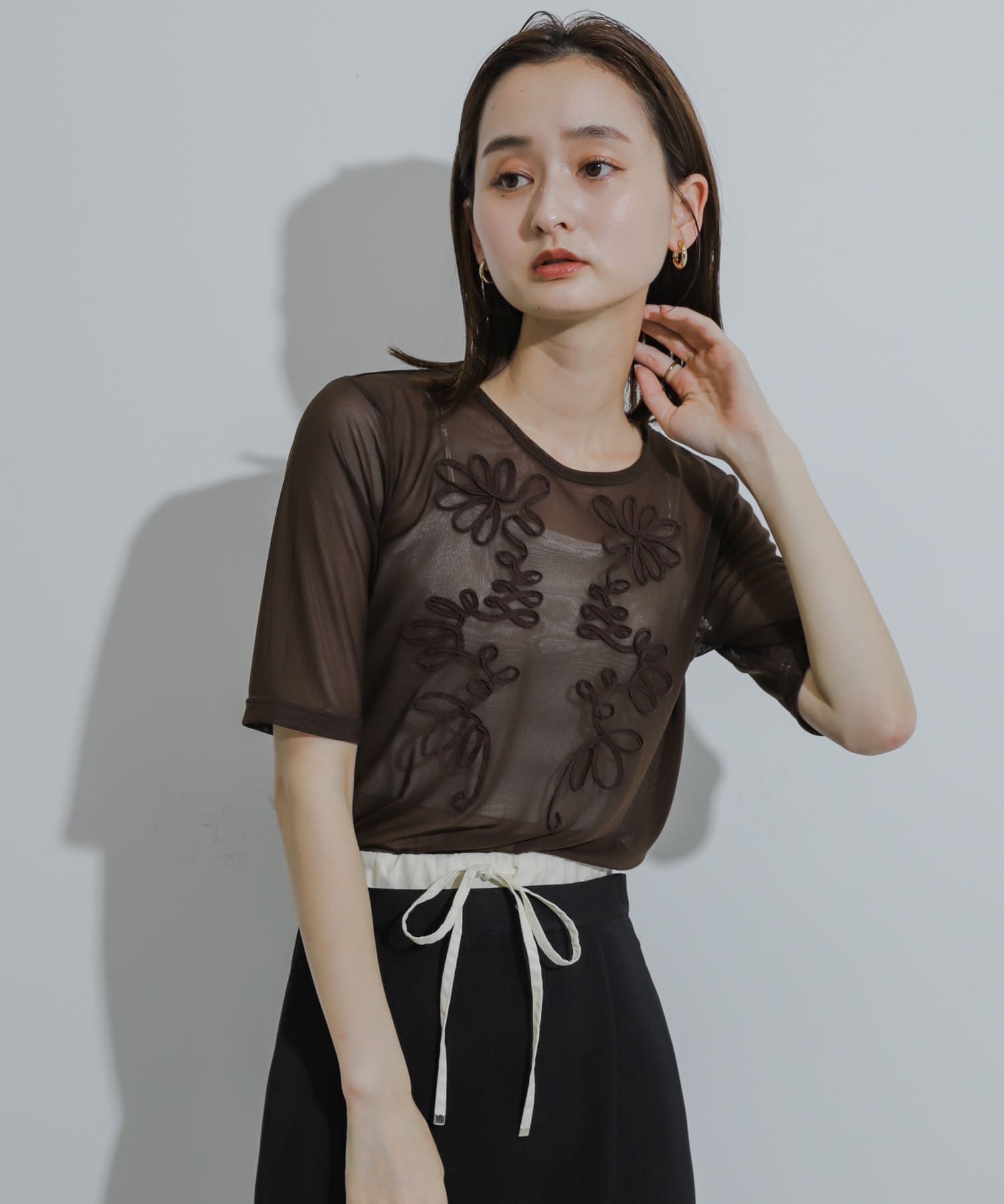 身長：169cm サイズ：one