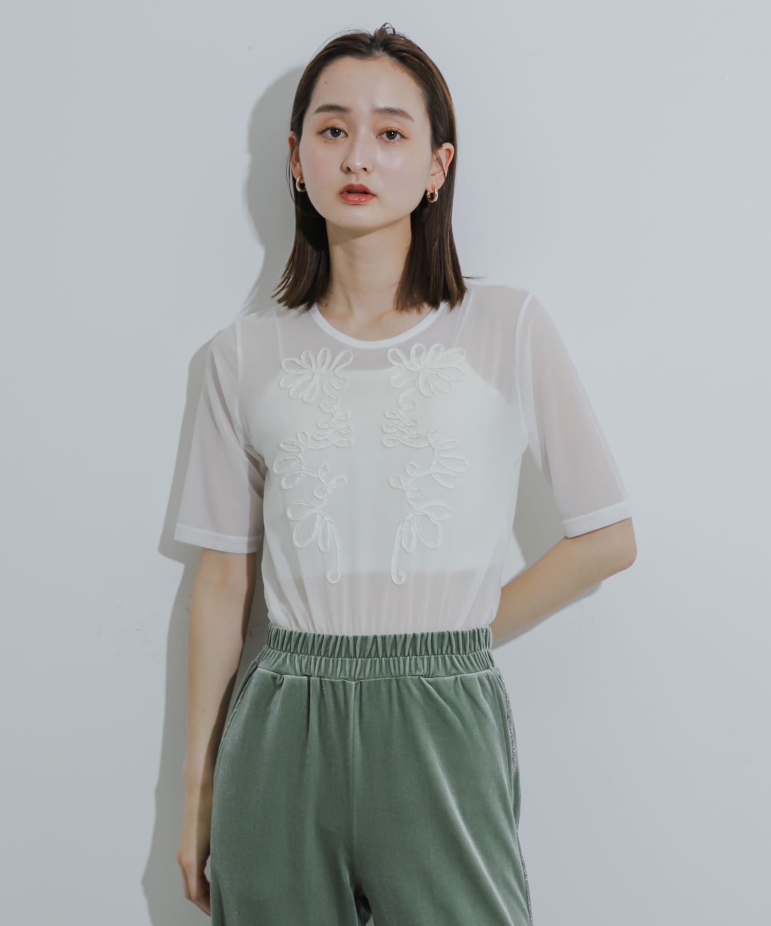 身長：169cm サイズ：one