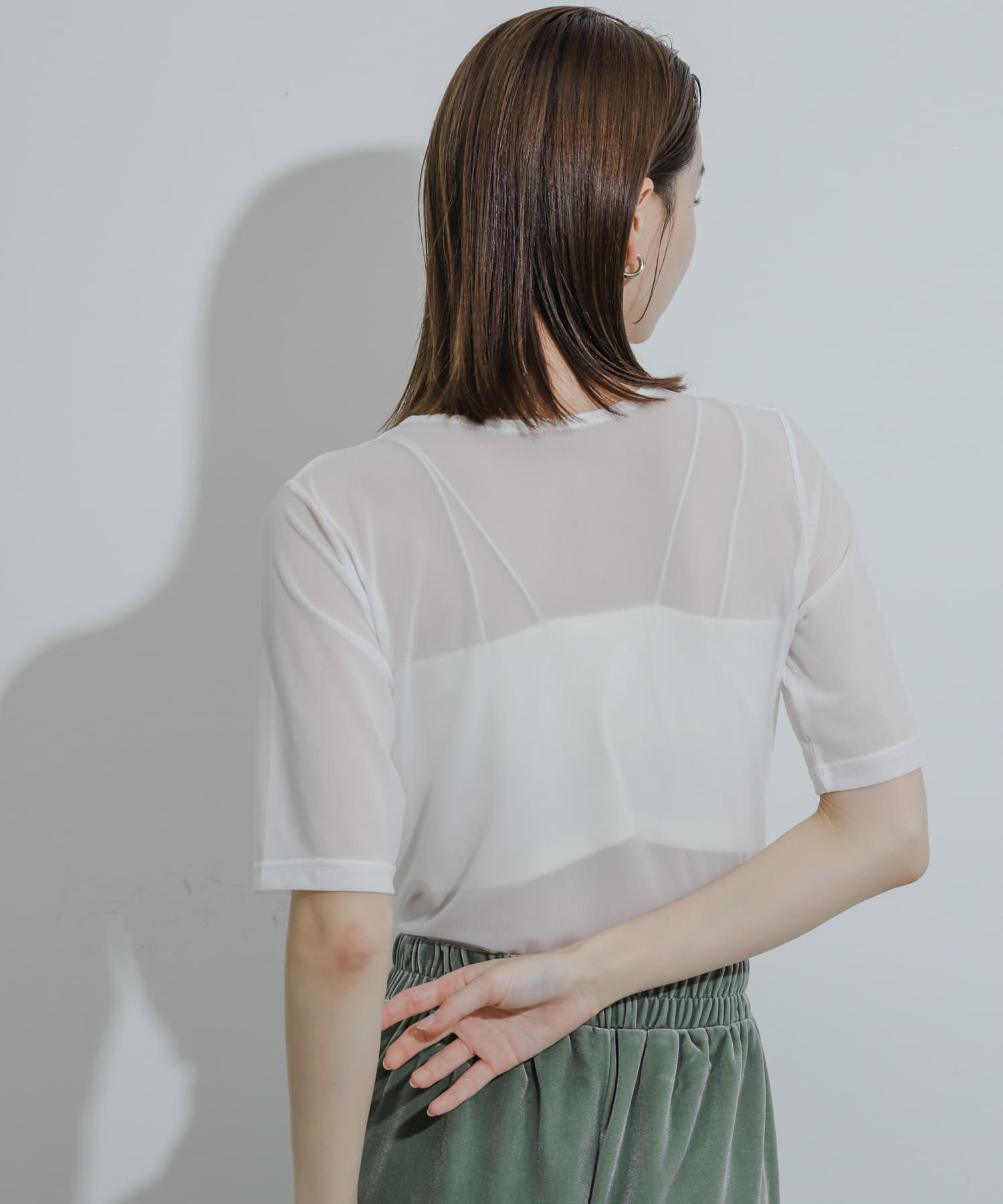 身長：169cm サイズ：one