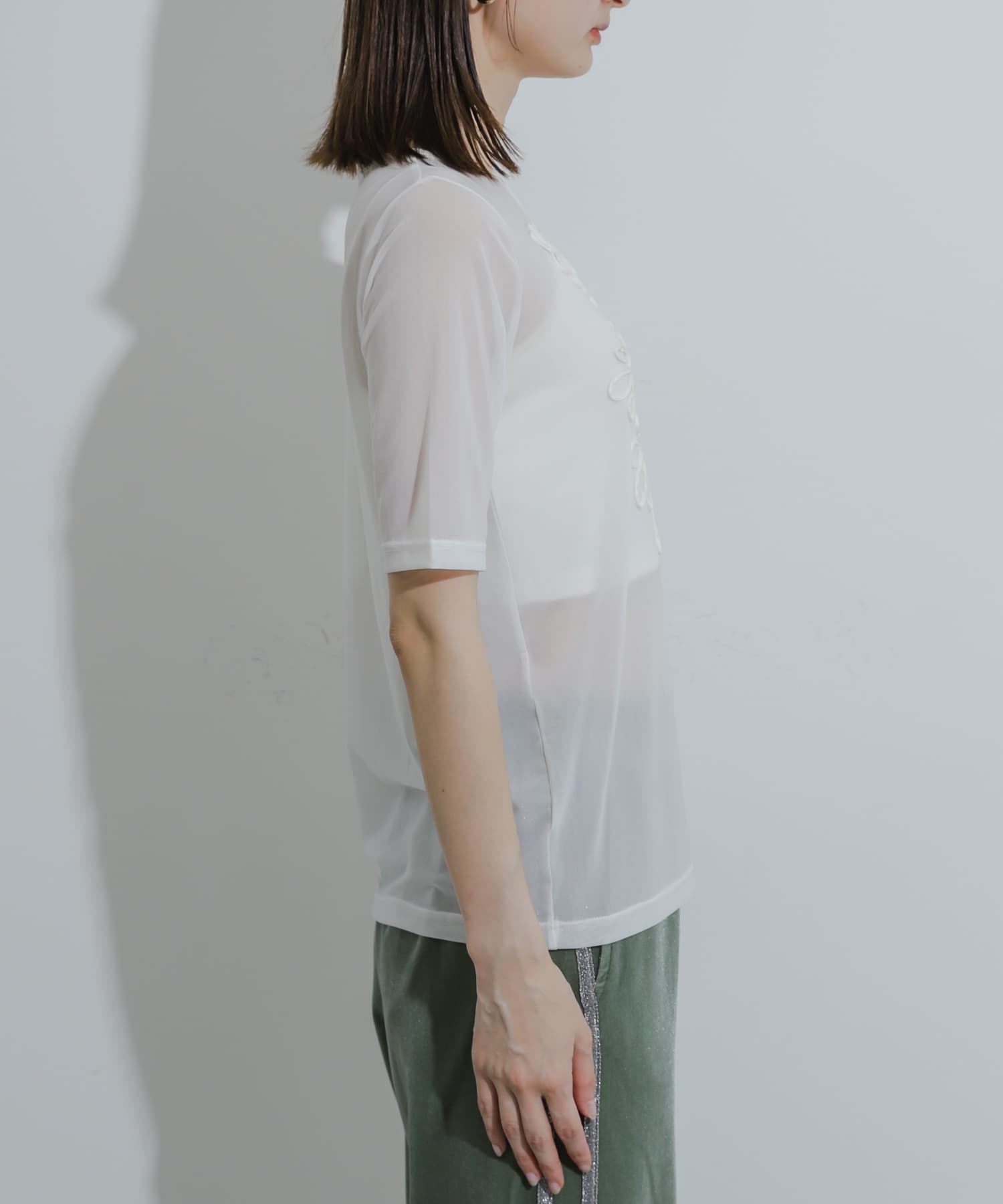 身長：169cm サイズ：one
