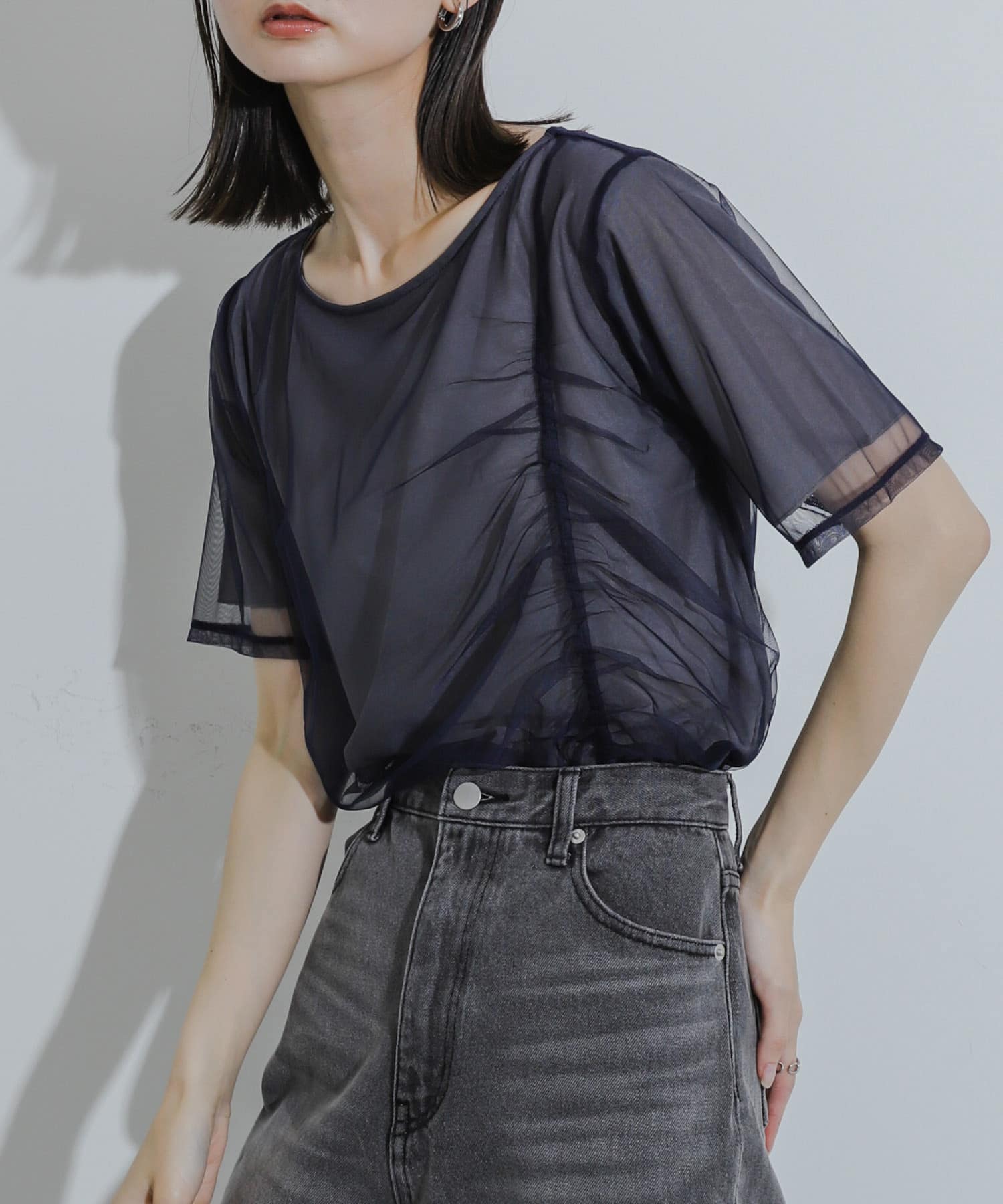 身長：169cm サイズ：one