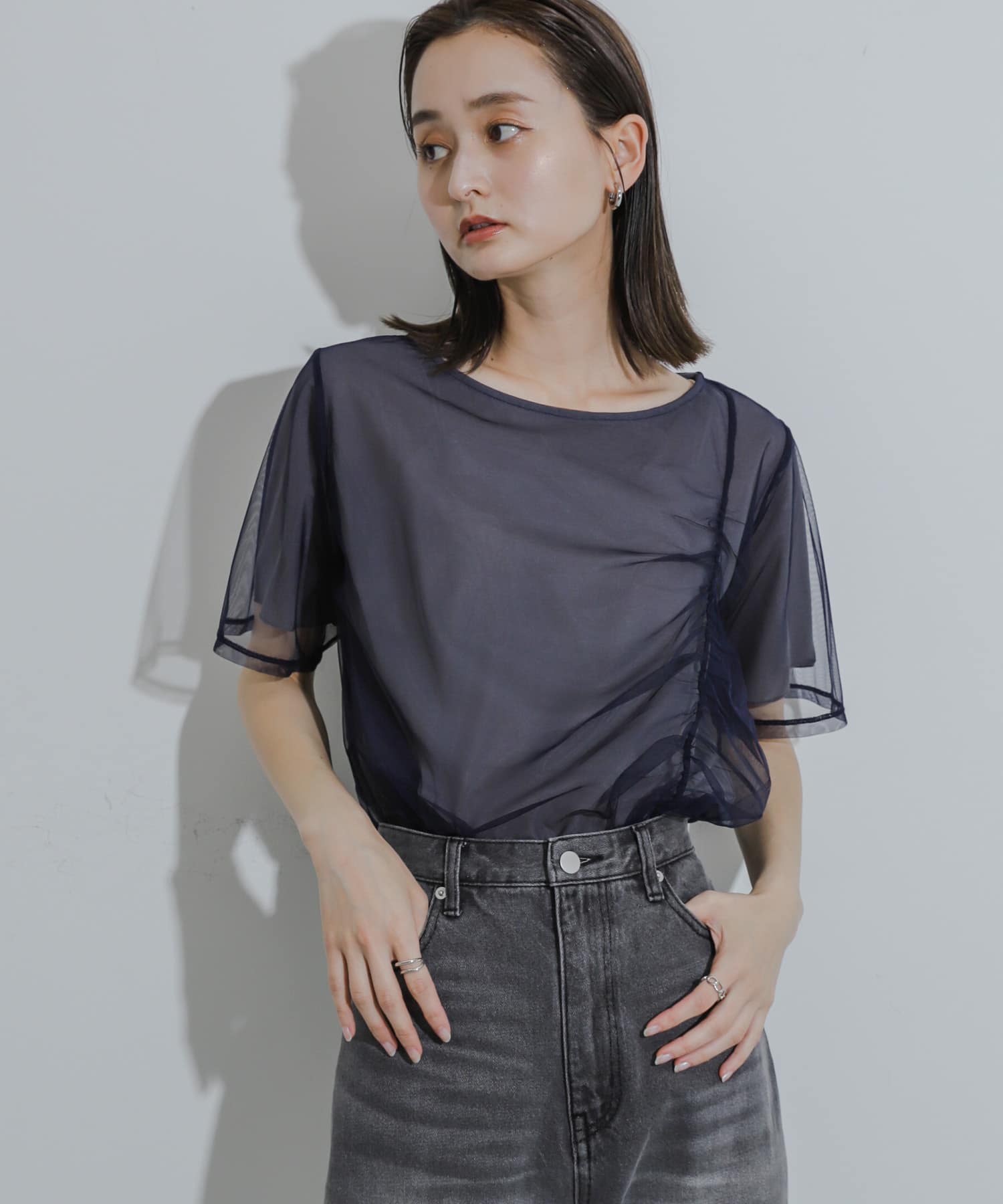 身長：169cm サイズ：one