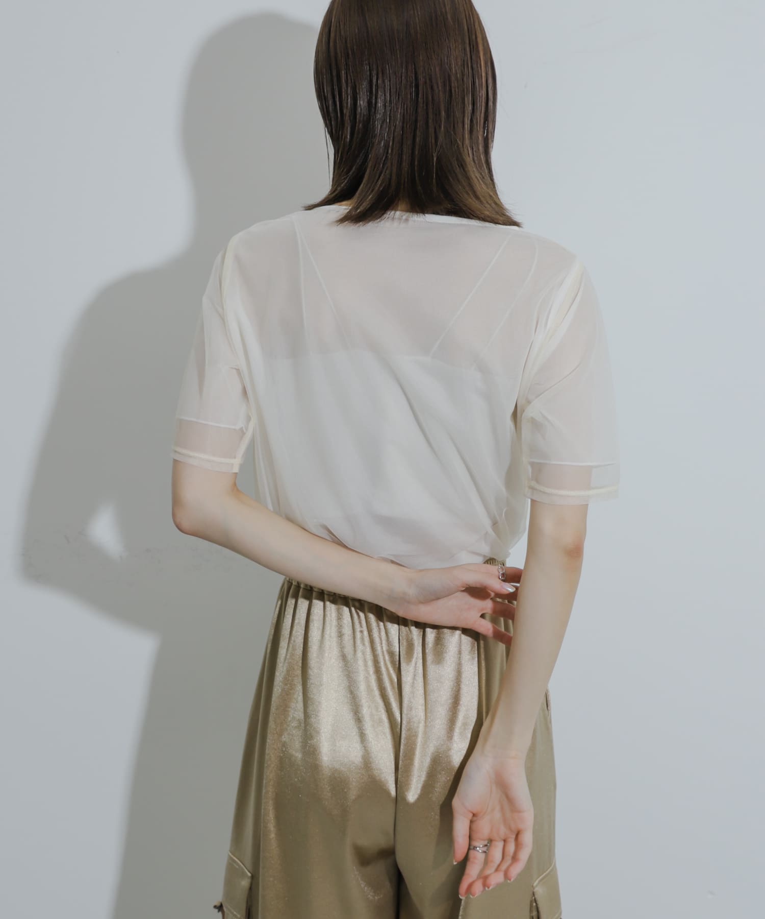 身長：169cm サイズ：one