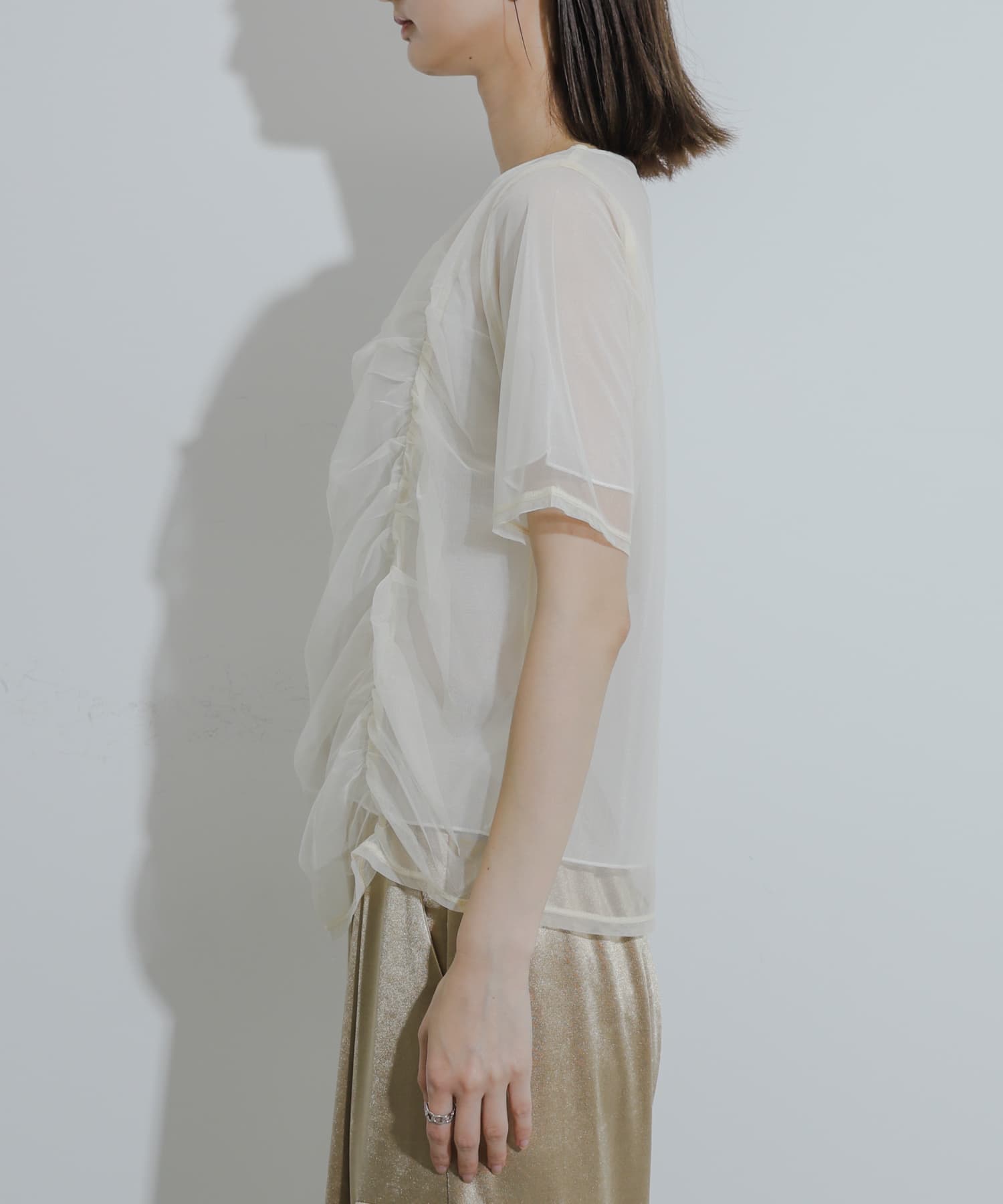 身長：169cm サイズ：one
