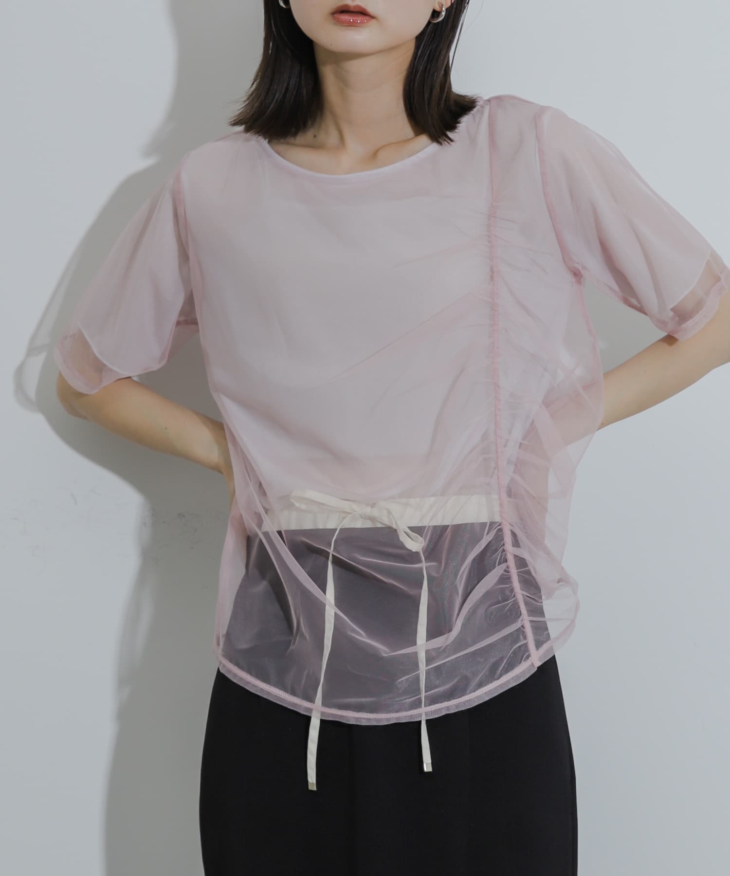 身長：169cm サイズ：one