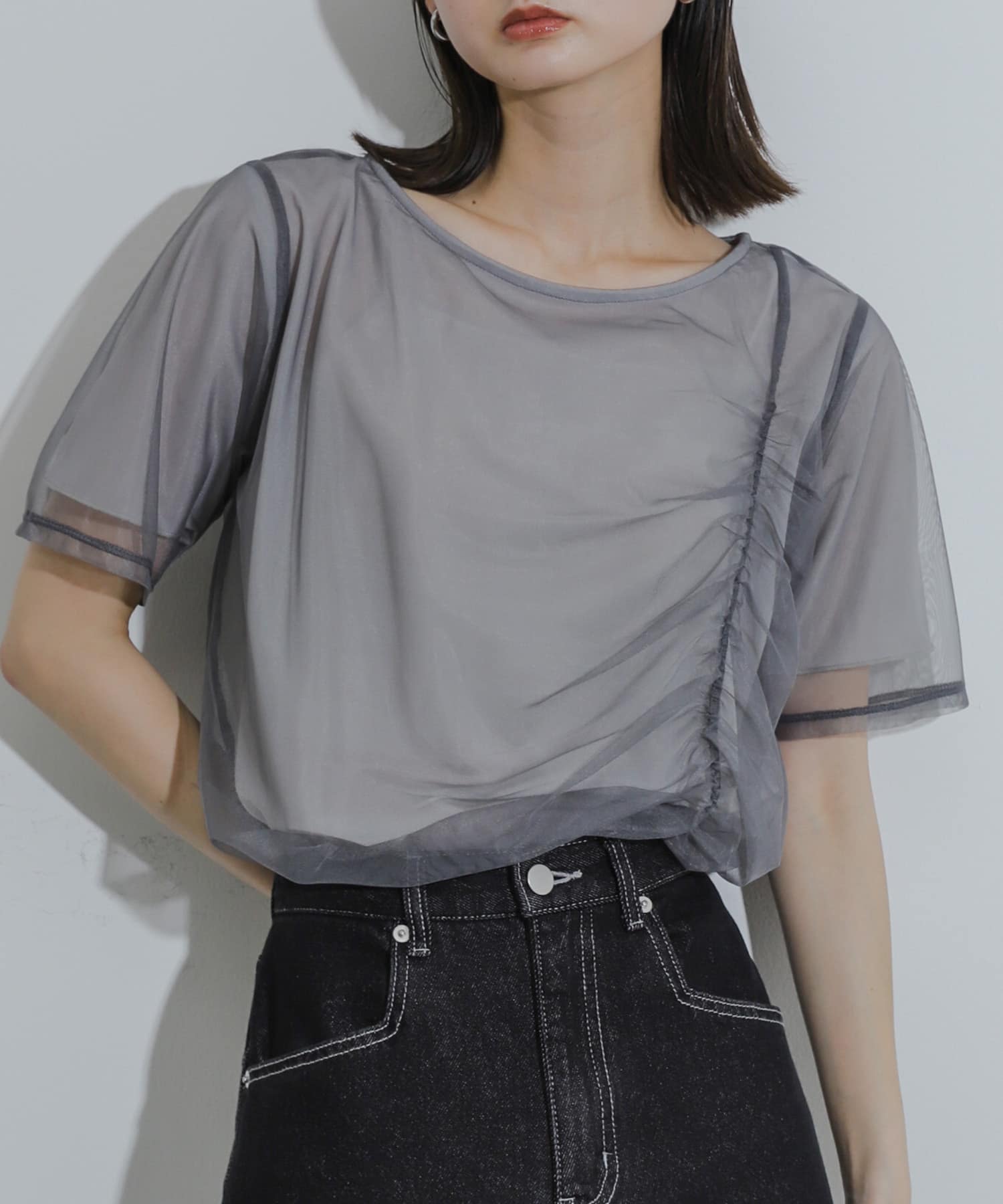 身長：169cm サイズ：one