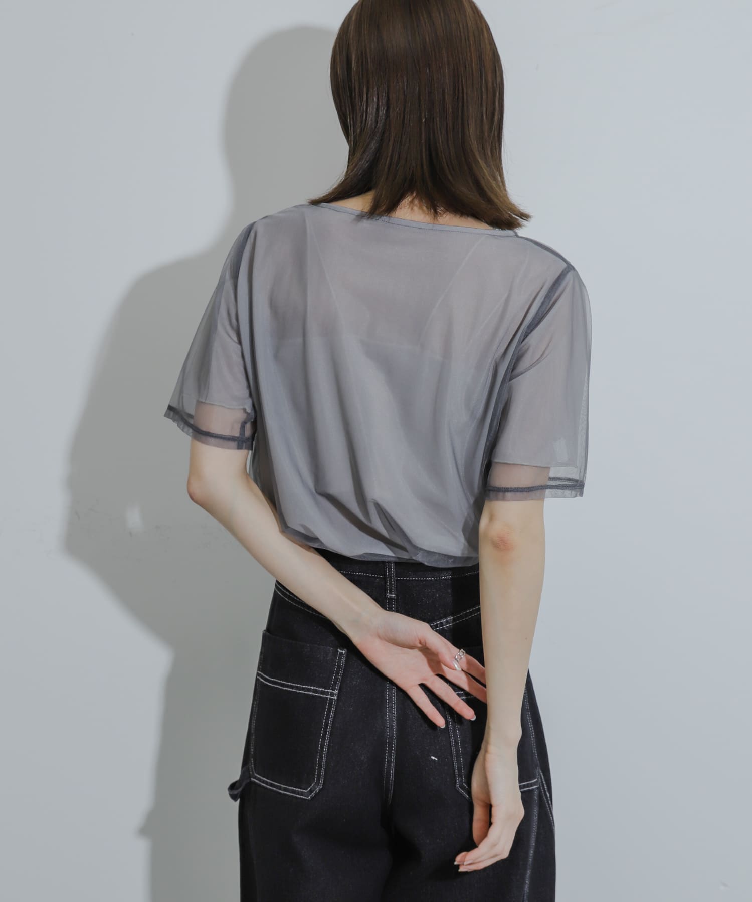 身長：169cm サイズ：one
