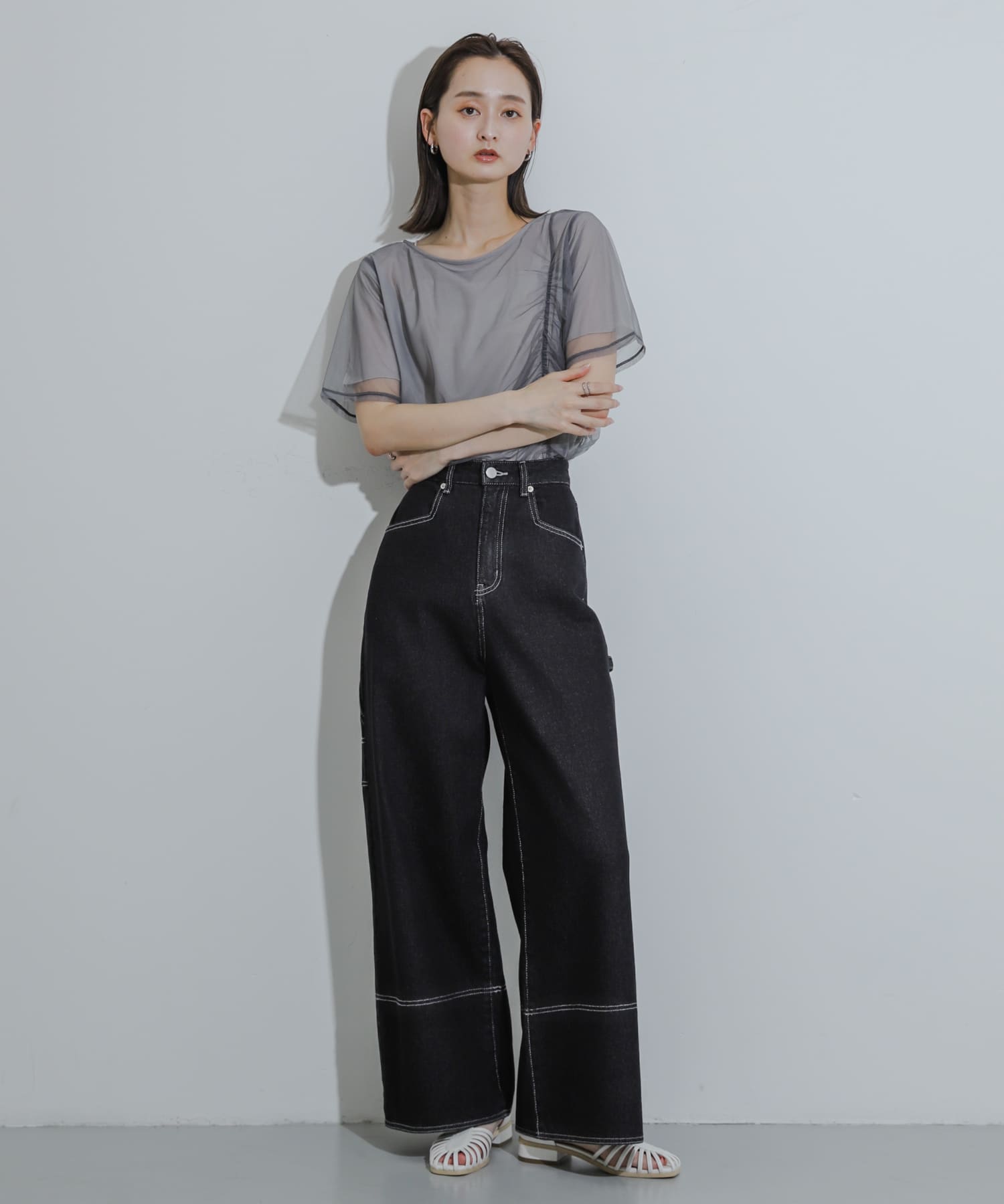 身長：169cm サイズ：one