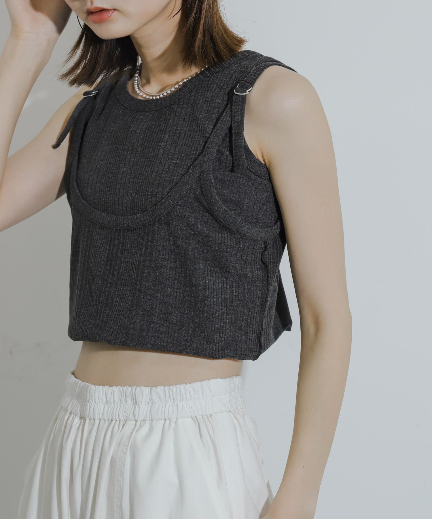 身長：169cm サイズ：one