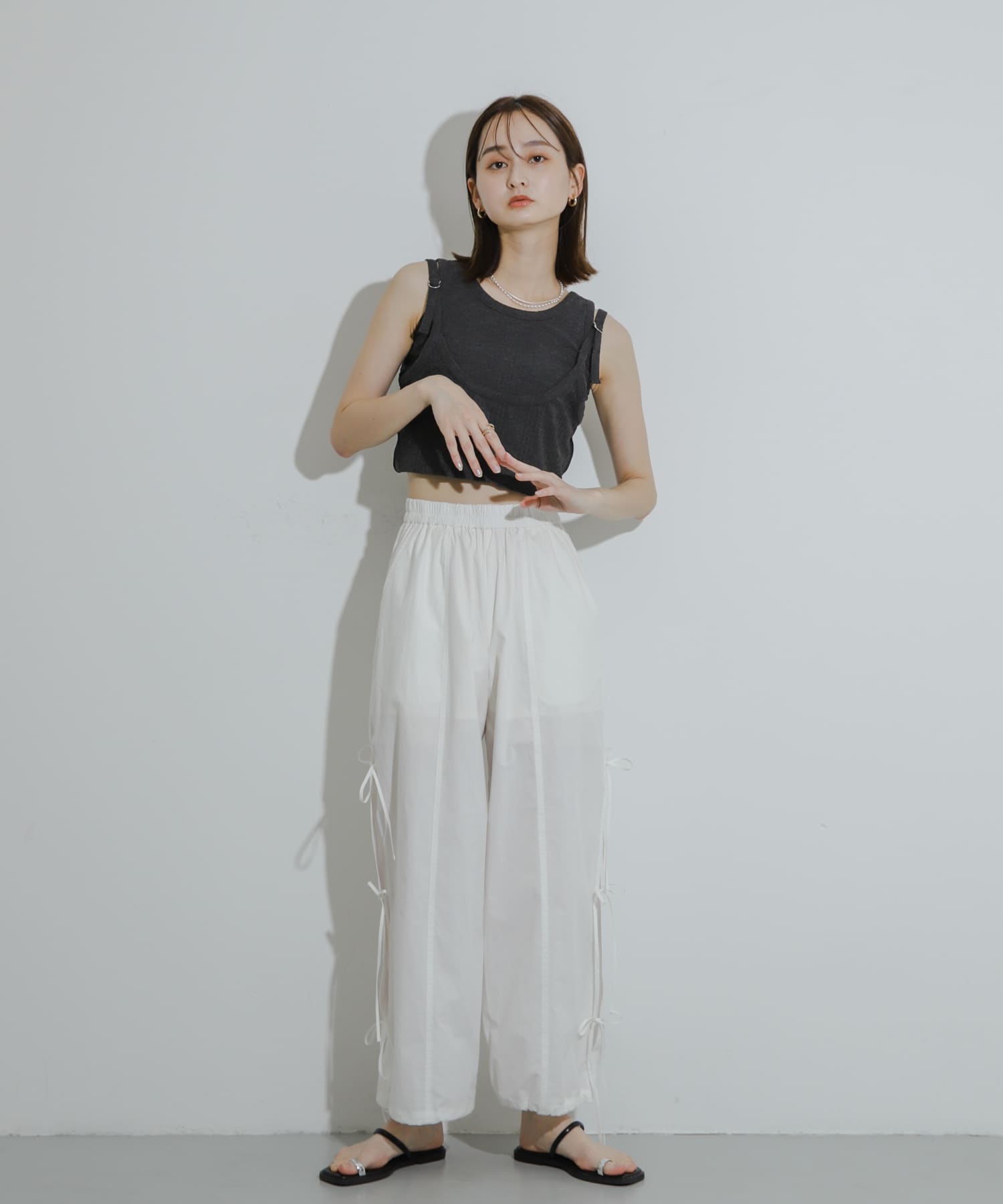 身長：169cm サイズ：one