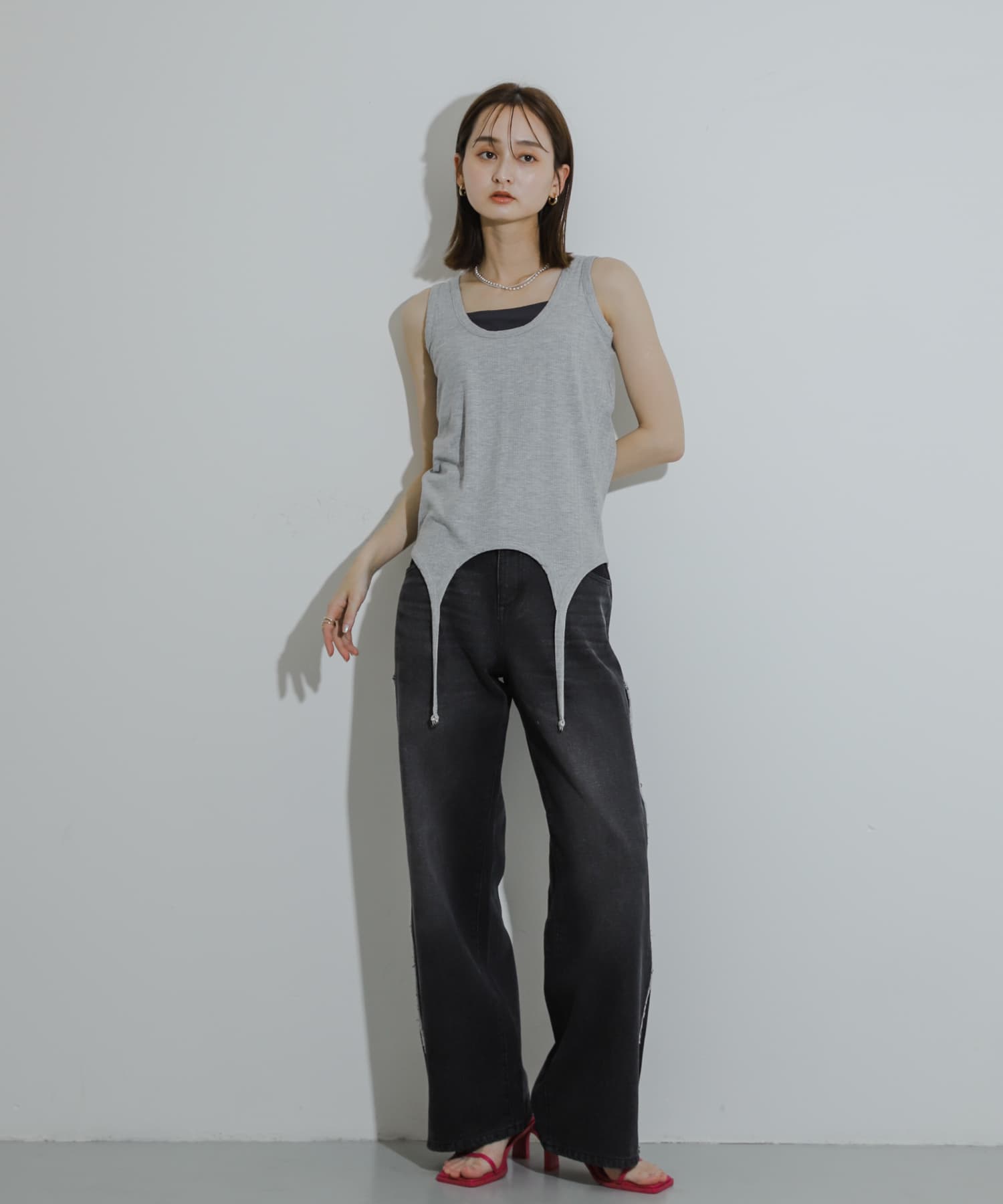 身長：169cm サイズ：one