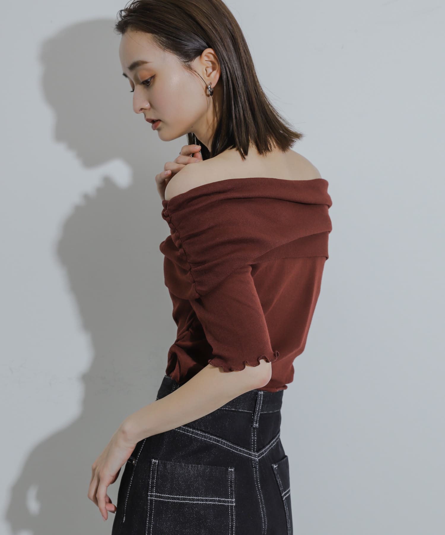 身長：169cm サイズ：one