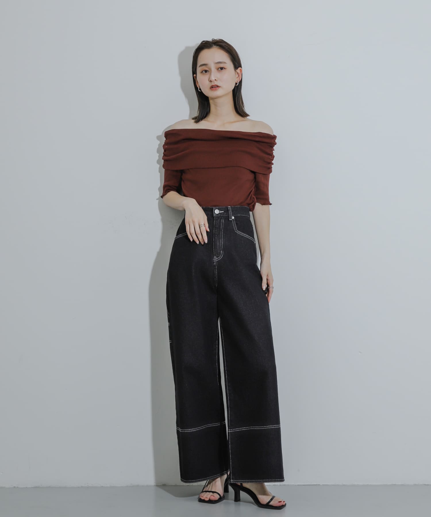 身長：169cm サイズ：one