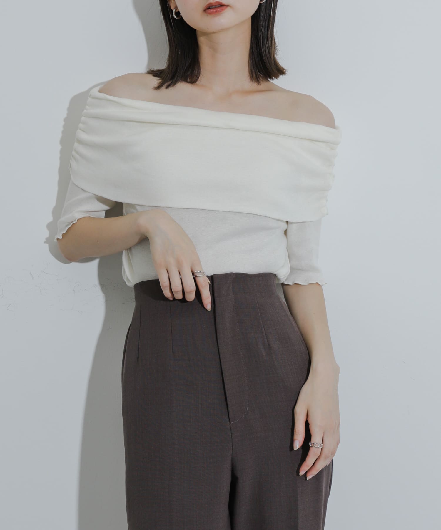 身長：169cm サイズ：one