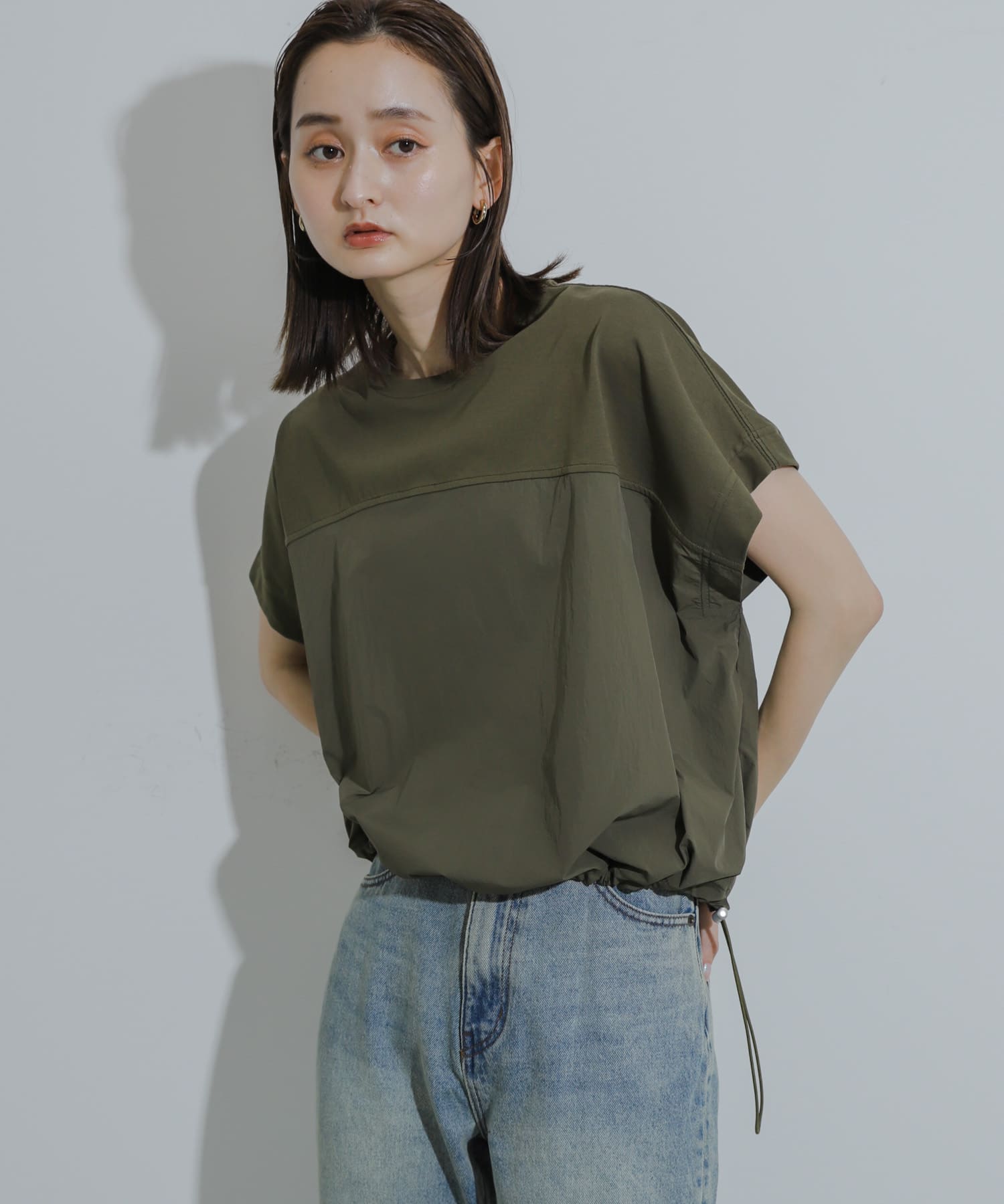 身長：169cm サイズ：one
