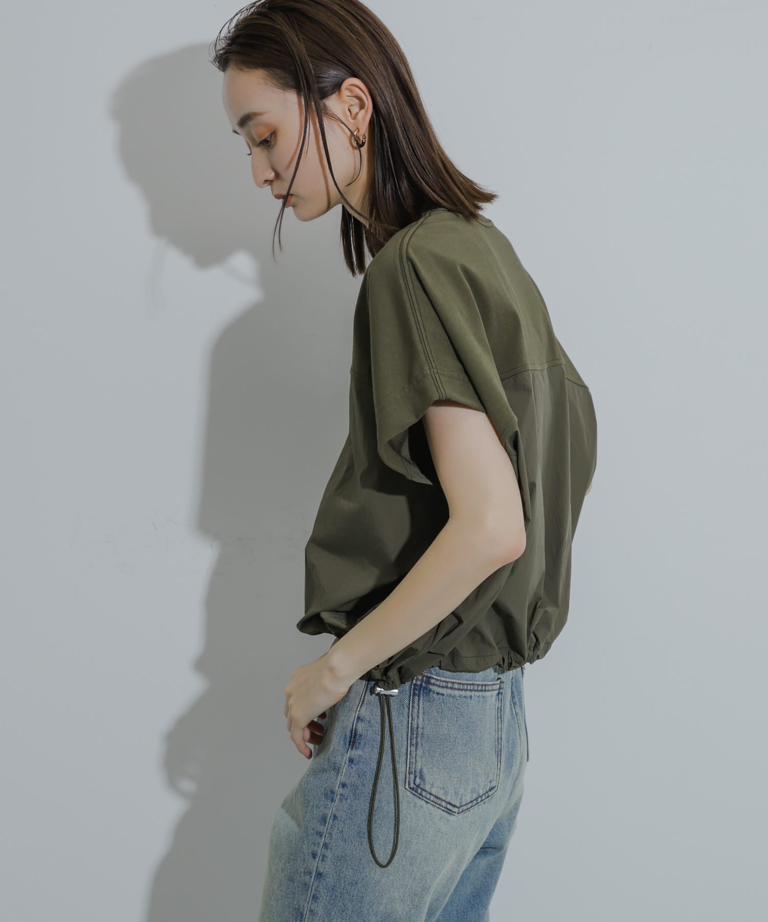 身長：169cm サイズ：one