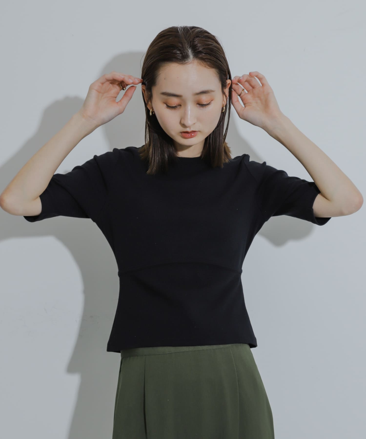 身長：169cm サイズ：one