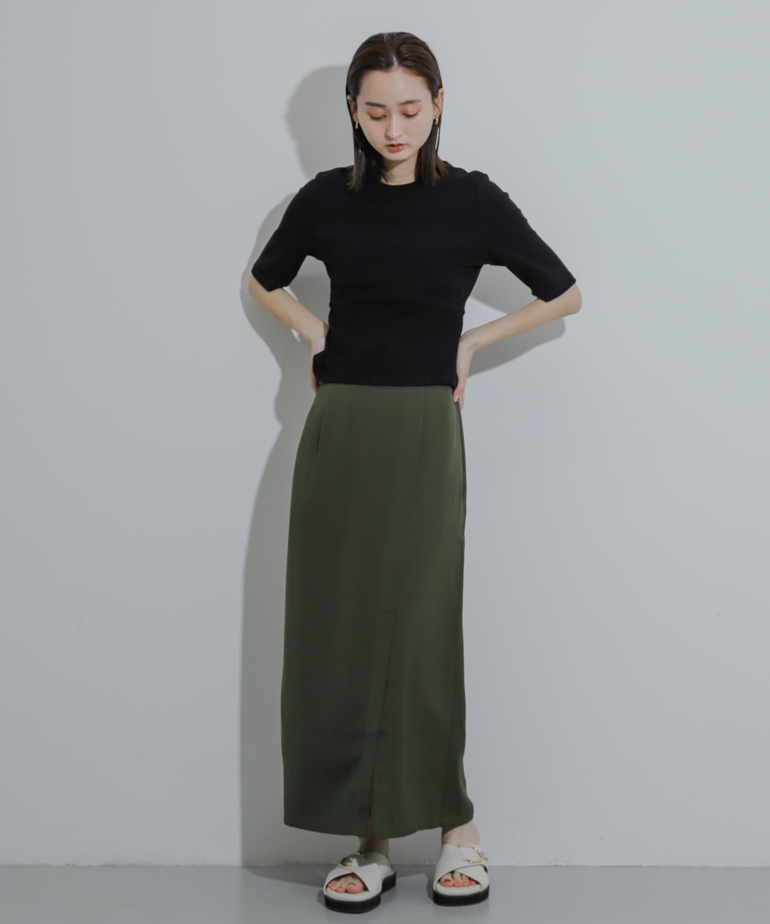 身長：169cm サイズ：one