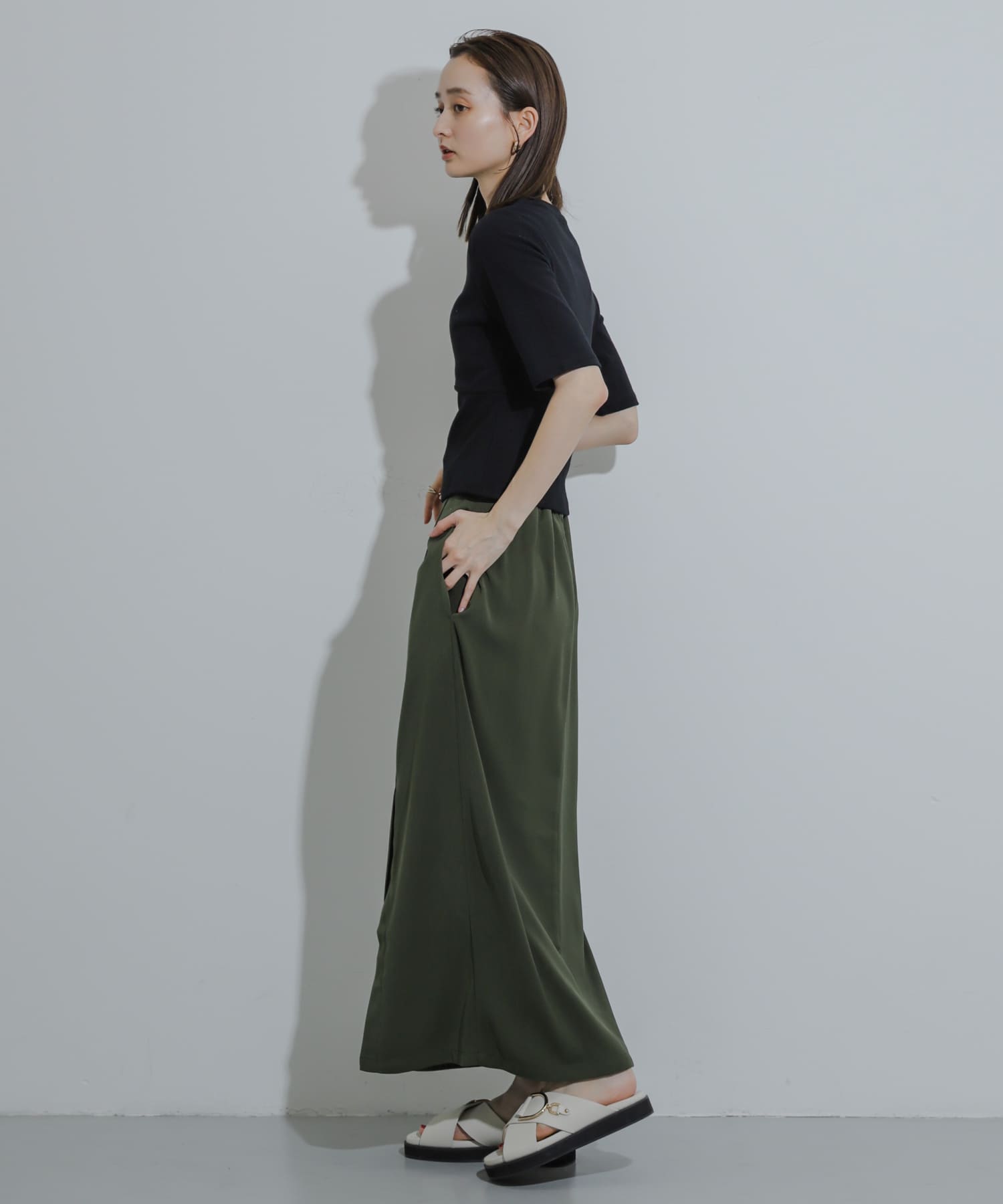 身長：169cm サイズ：one