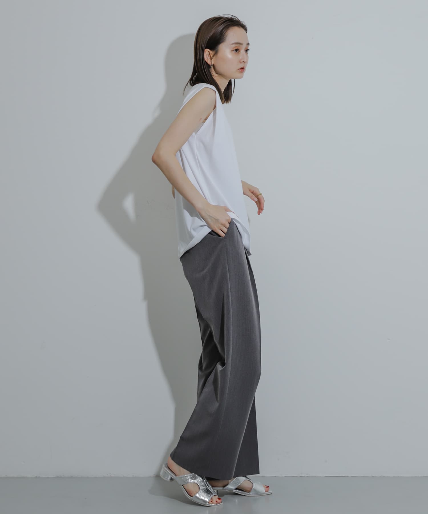 身長：169cm サイズ：one