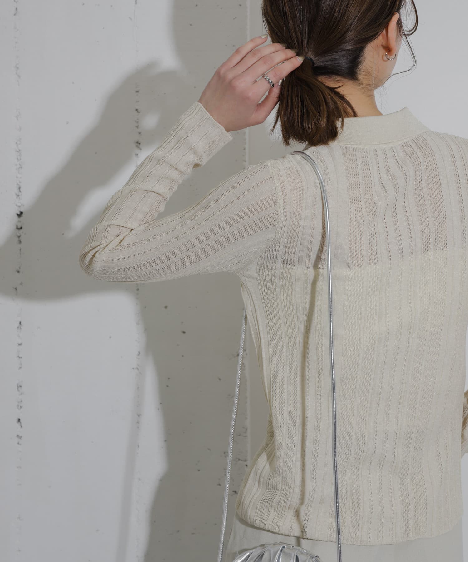 身長：169cm サイズ：one