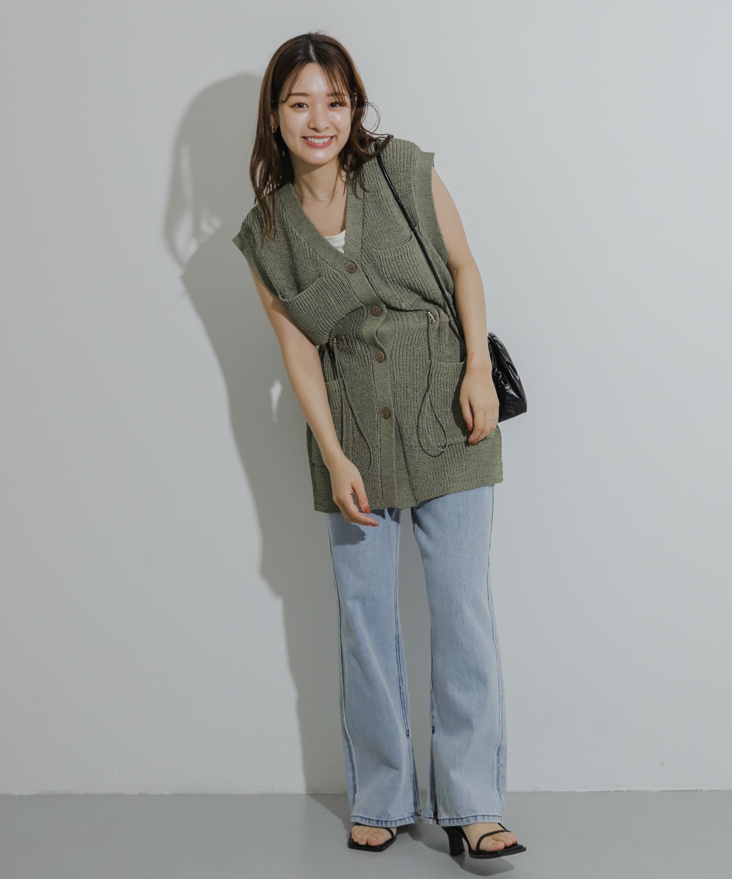 身長：155cm サイズ：one