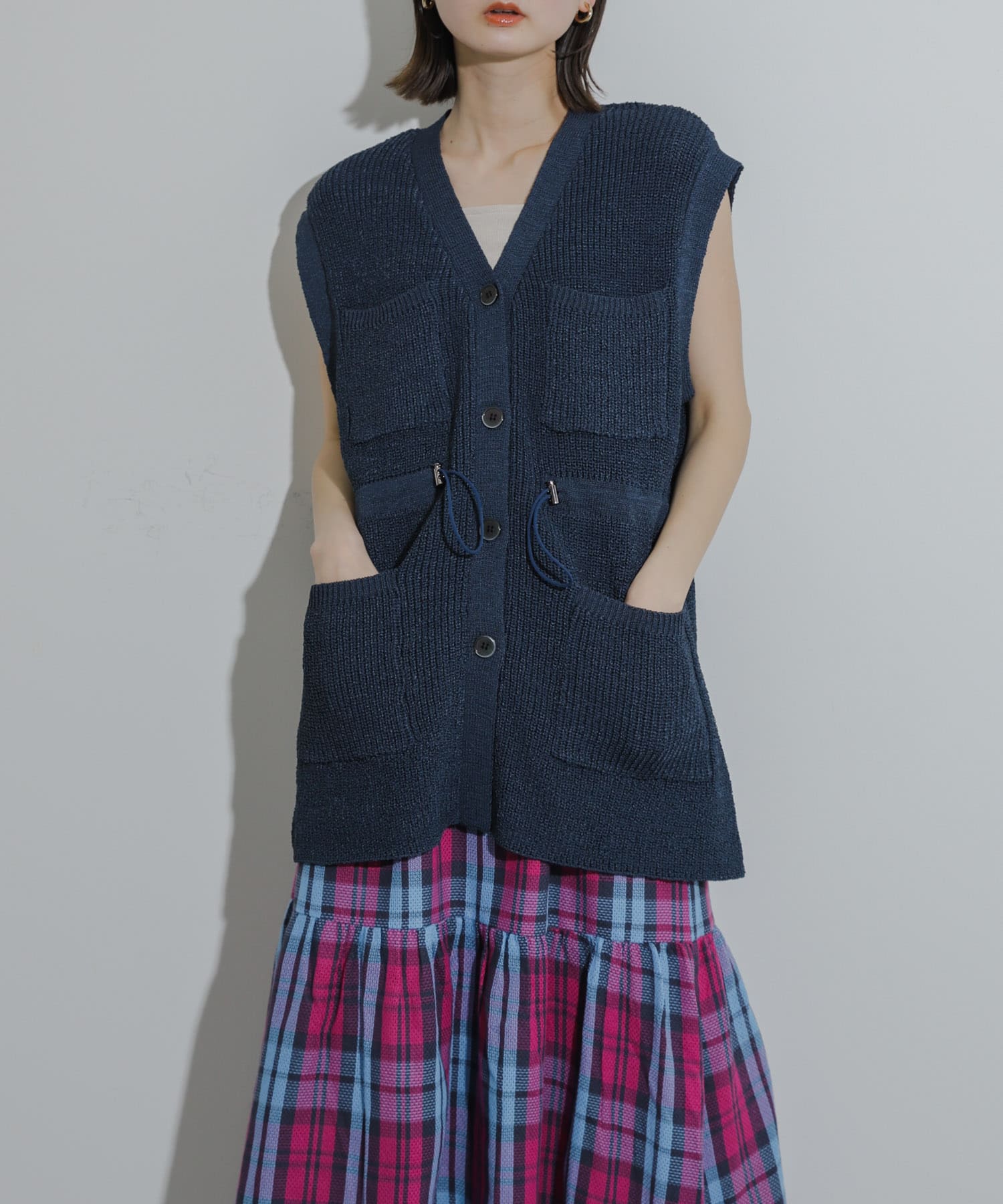 身長：169cm サイズ：one