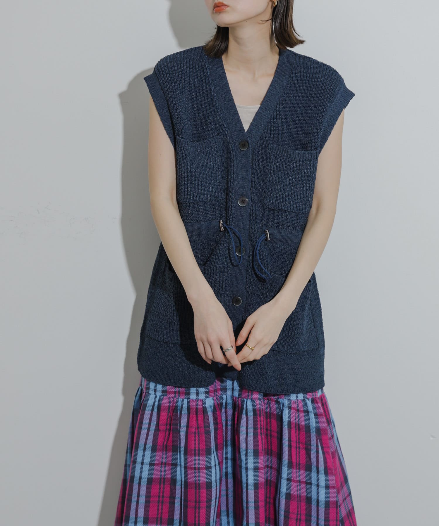 身長：169cm サイズ：one