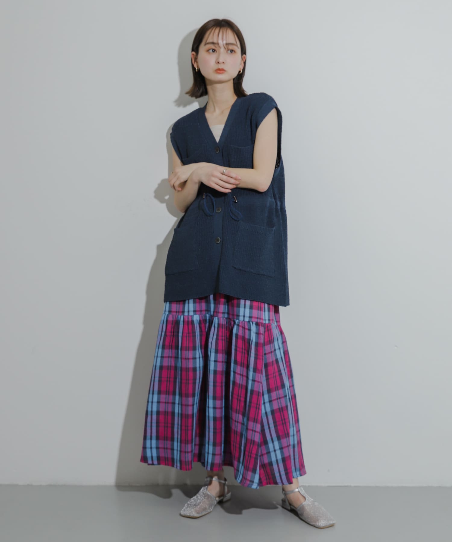 身長：169cm サイズ：one