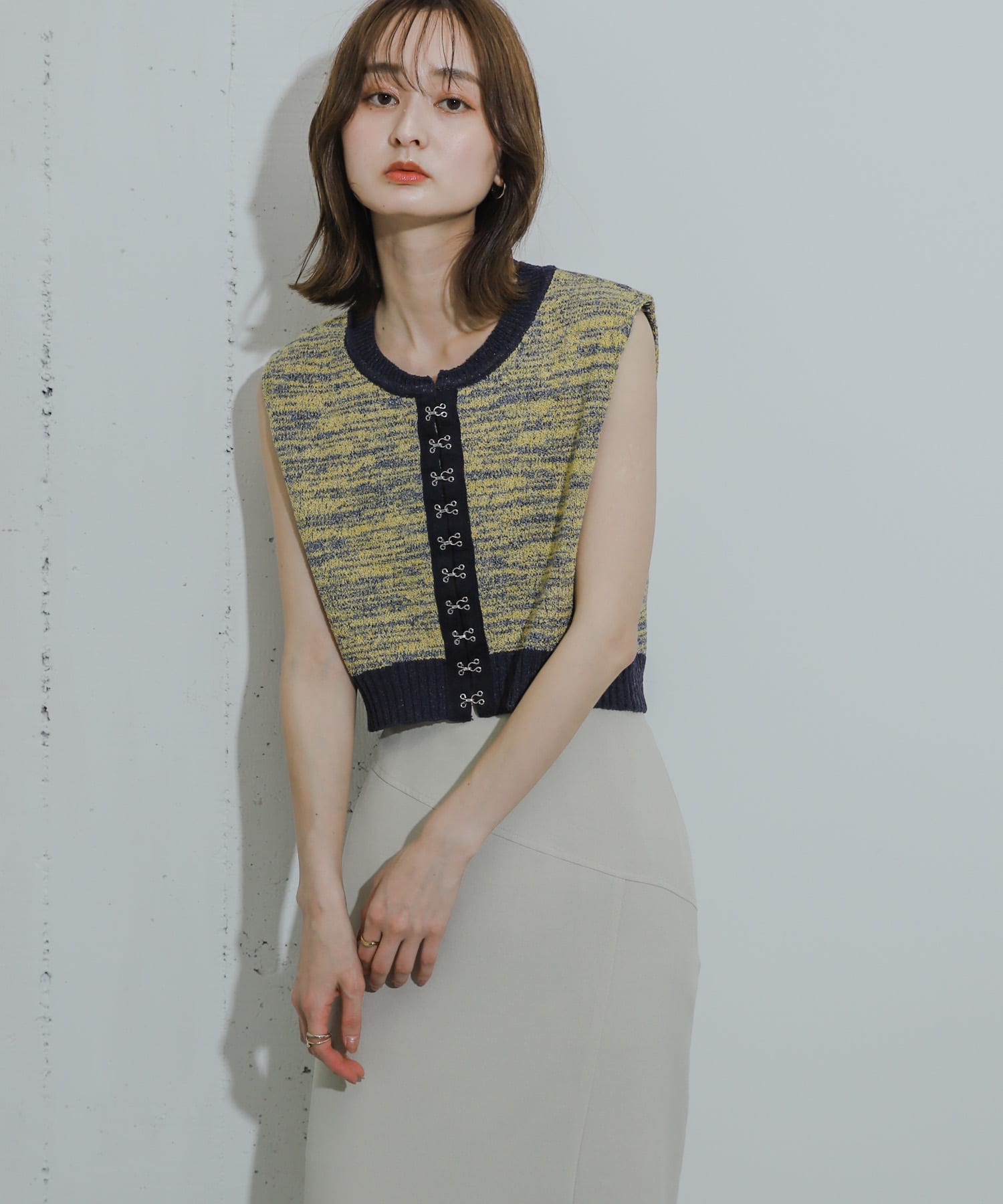 身長：169cm サイズ：one