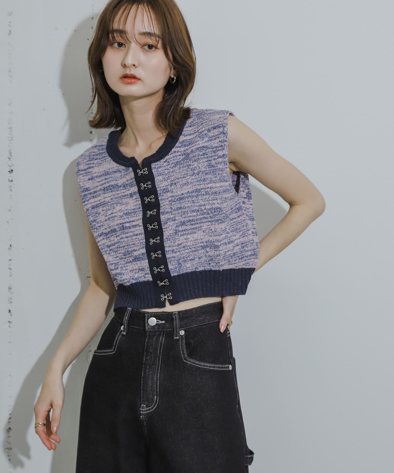 身長：169cm サイズ：one