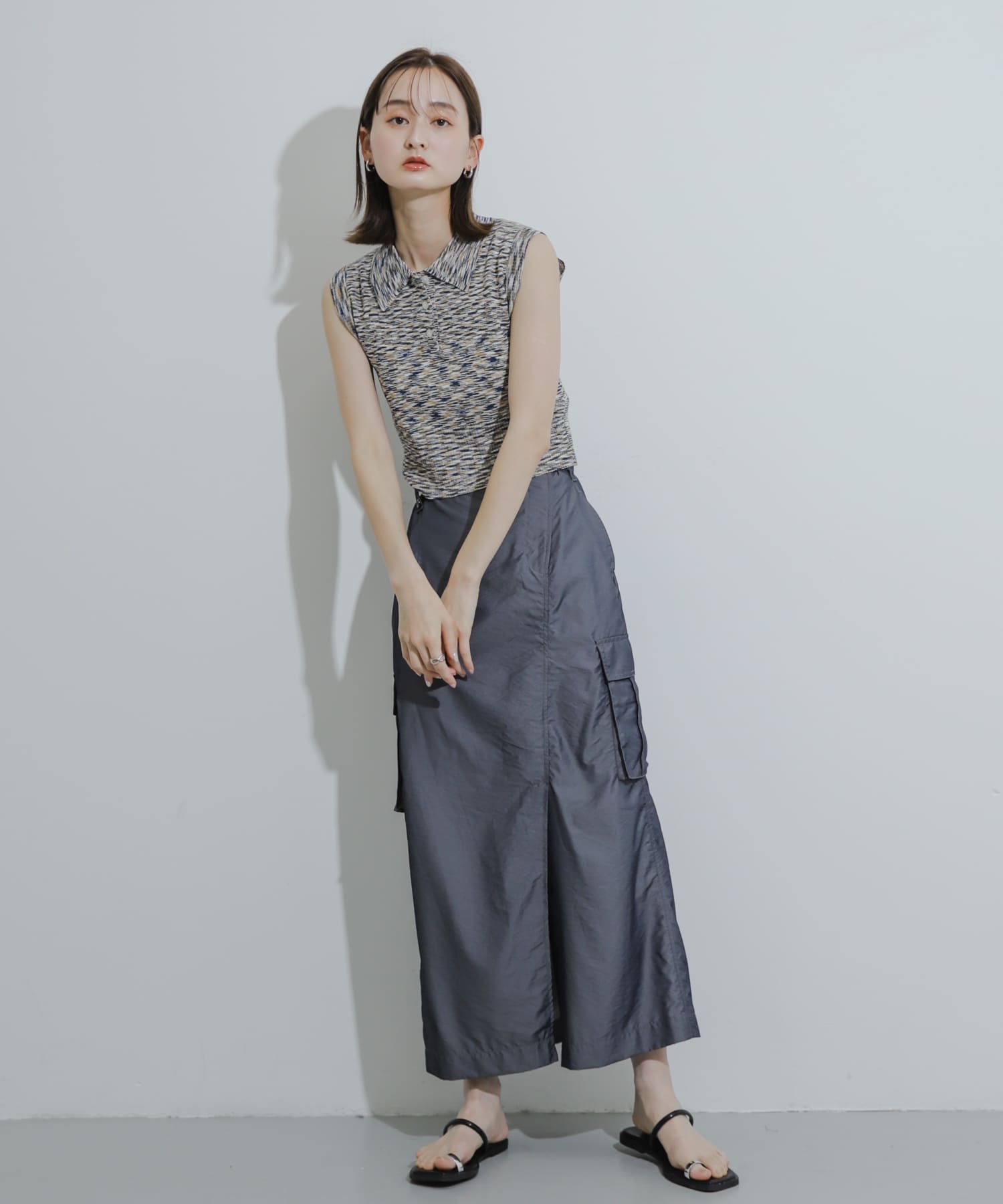 身長：169cm サイズ：one