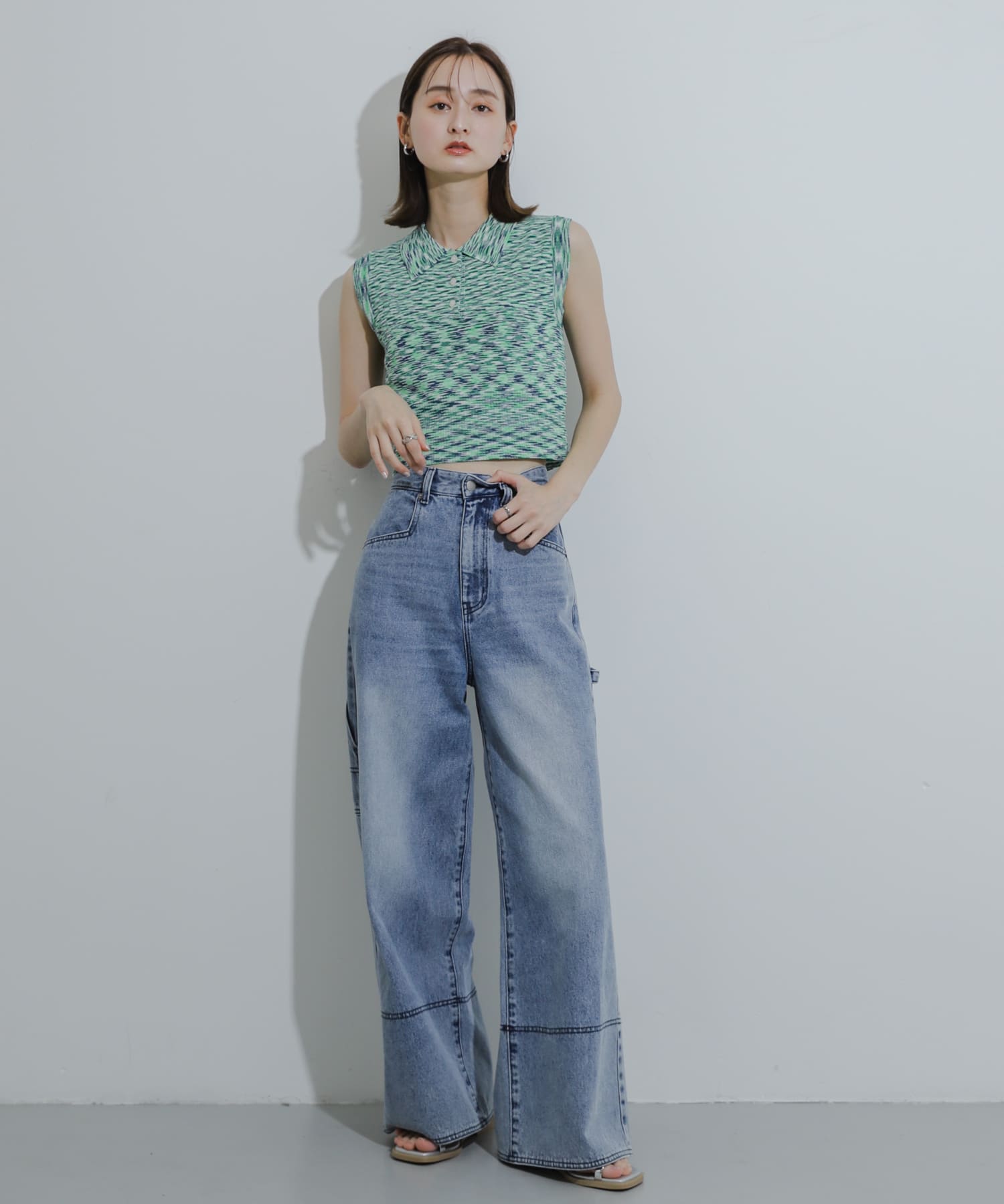 身長：169cm サイズ：one