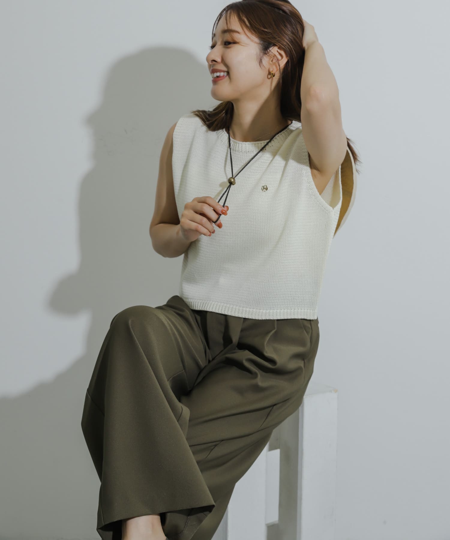 身長：155cm サイズ：one