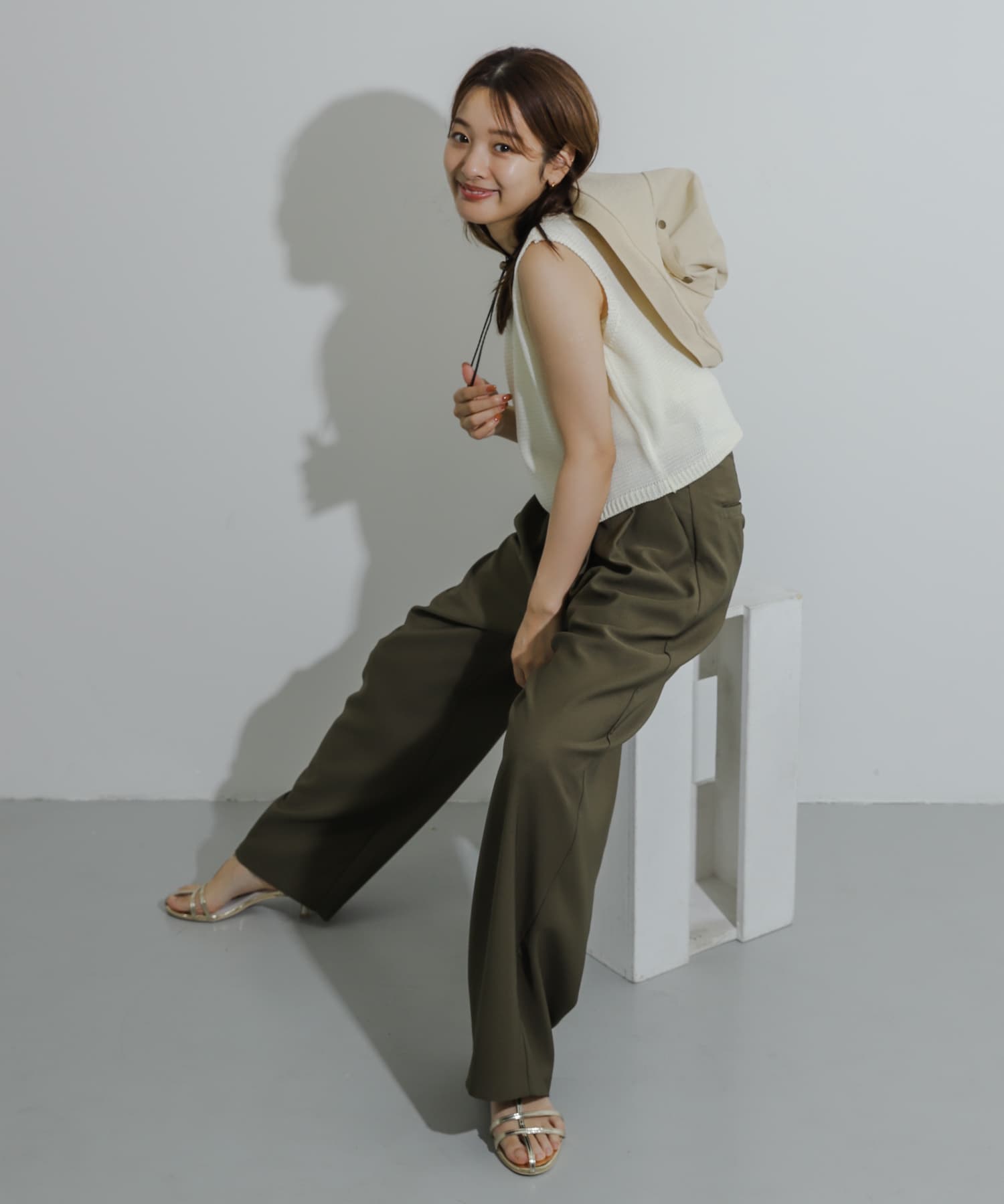 身長：155cm サイズ：one