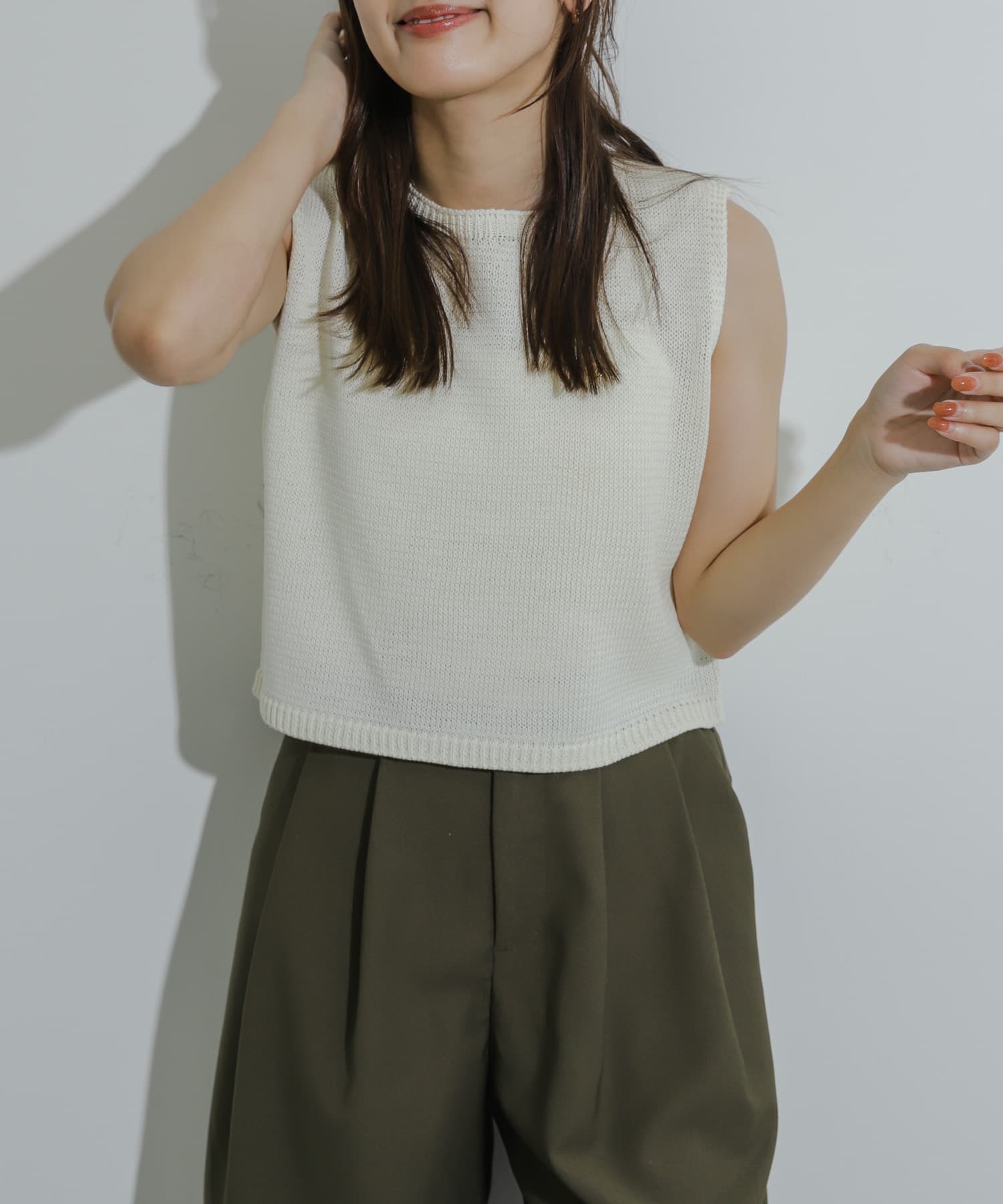 身長：155cm サイズ：one