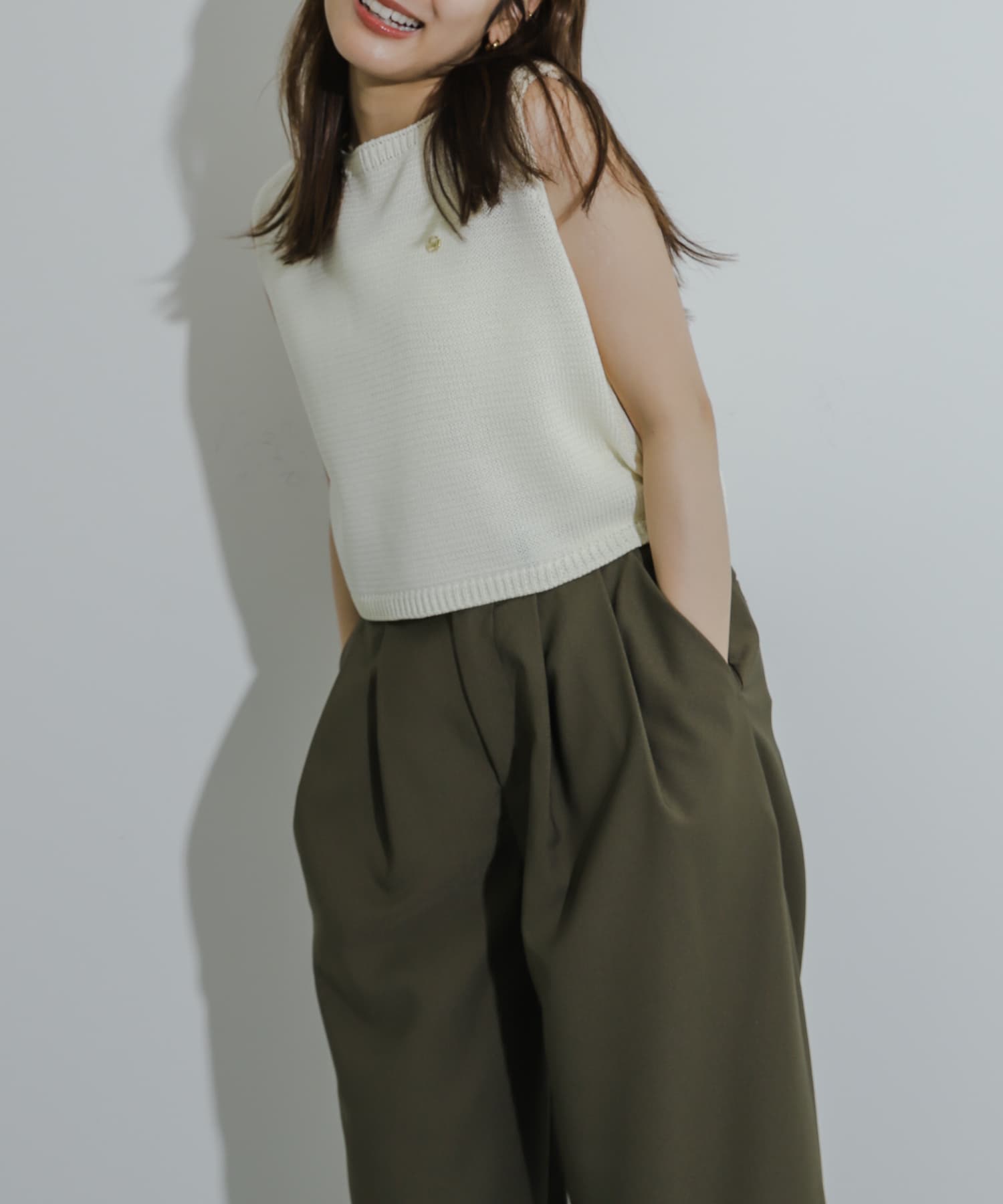 身長：155cm サイズ：one