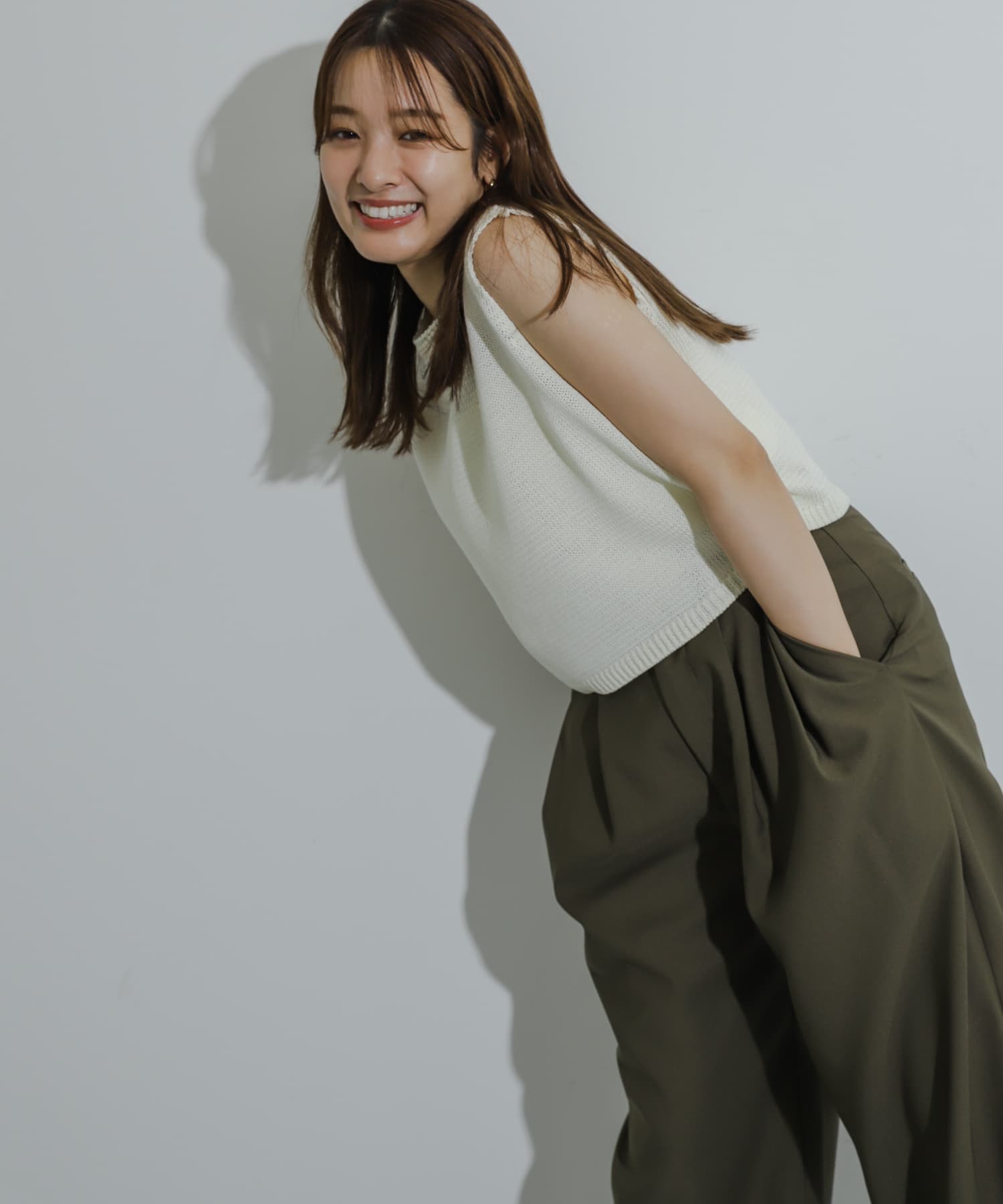 身長：155cm サイズ：one