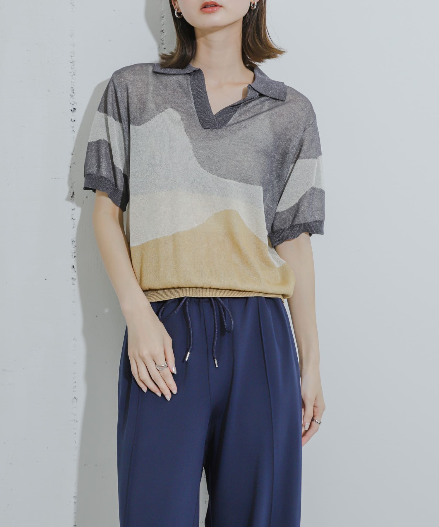 身長：169cm サイズ：one